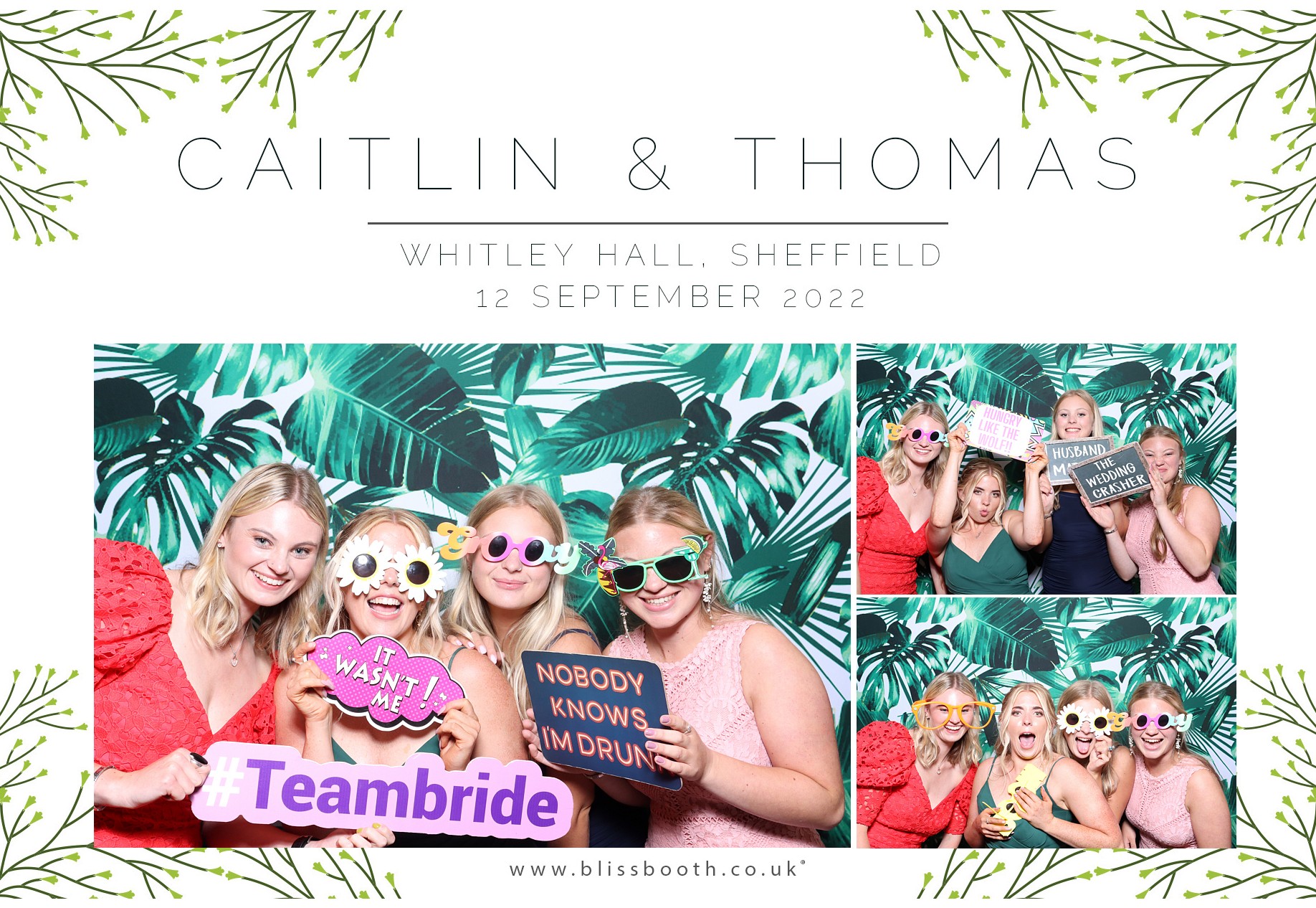 Caitlin & Thomas  | View more photos from the event at gallery.blissbooth.co.uk/u/BlissBooth/Caitlin-Thomas