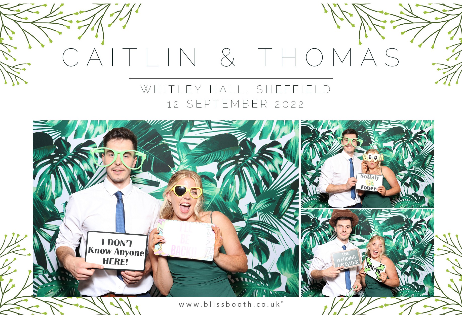 Caitlin & Thomas  | View more photos from the event at gallery.blissbooth.co.uk/u/BlissBooth/Caitlin-Thomas
