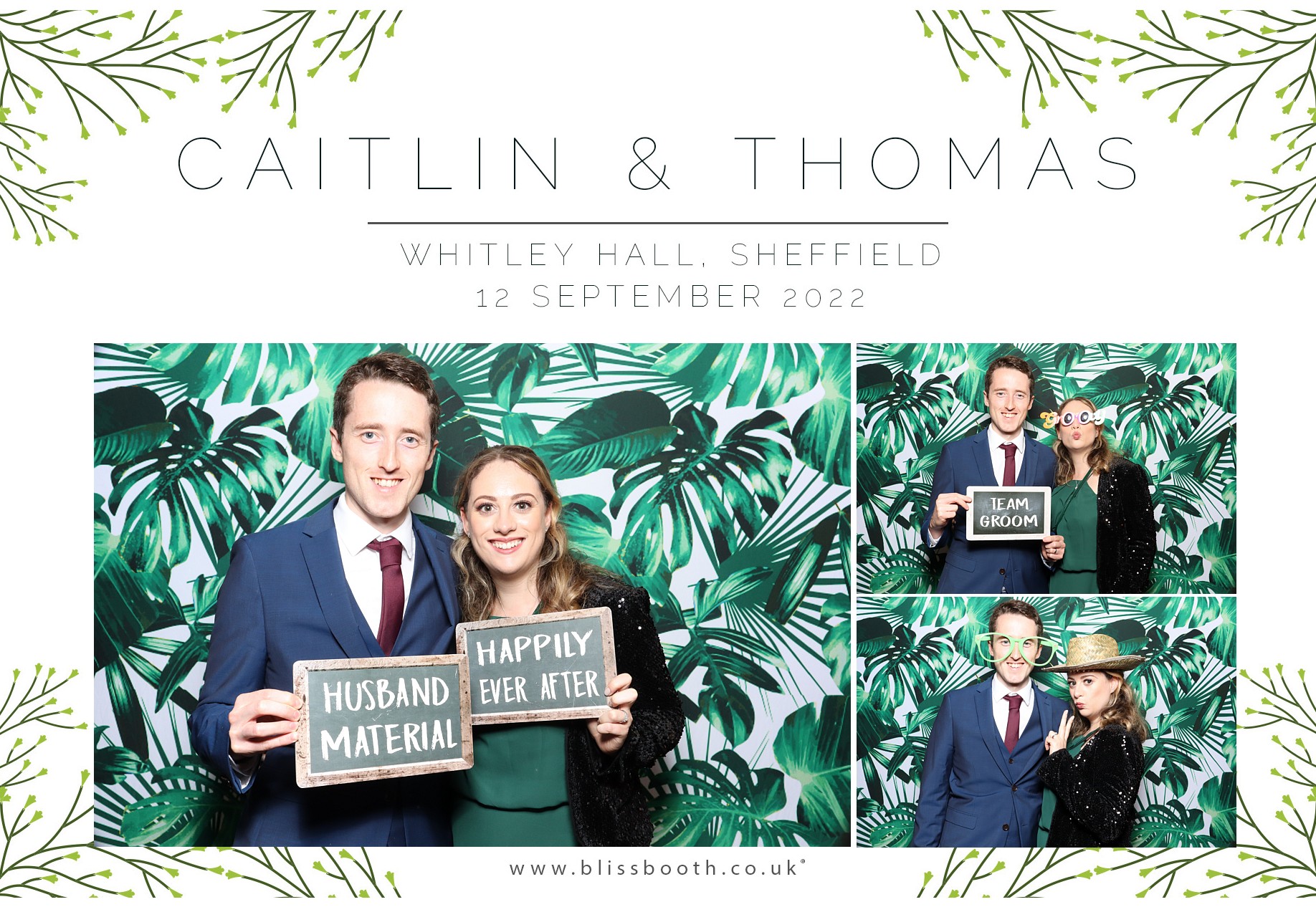 Caitlin & Thomas  | View more photos from the event at gallery.blissbooth.co.uk/u/BlissBooth/Caitlin-Thomas