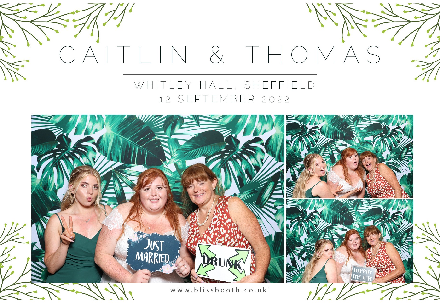 Caitlin & Thomas  | View more photos from the event at gallery.blissbooth.co.uk/u/BlissBooth/Caitlin-Thomas