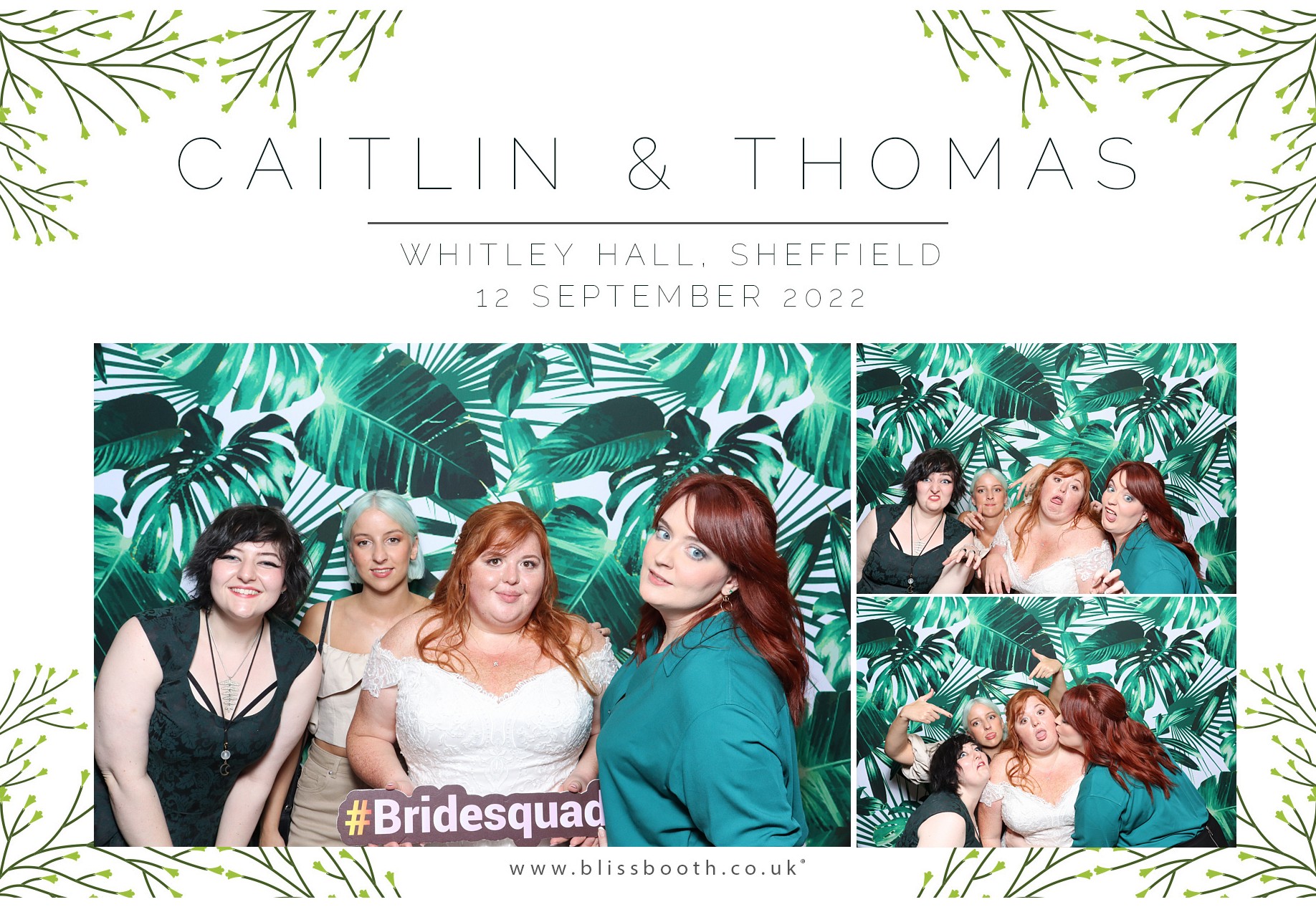 Caitlin & Thomas  | View more photos from the event at gallery.blissbooth.co.uk/u/BlissBooth/Caitlin-Thomas