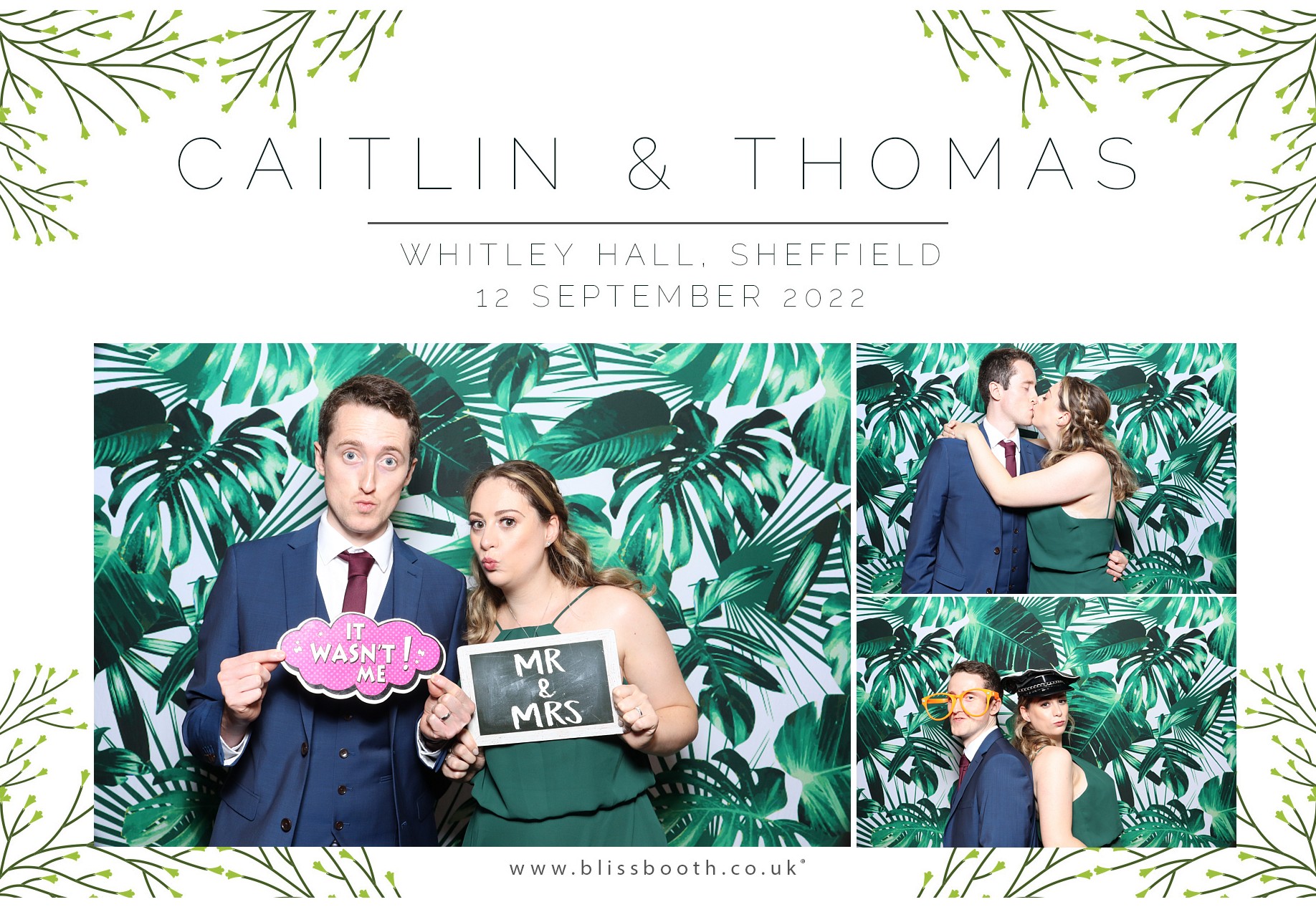 Caitlin & Thomas  | View more photos from the event at gallery.blissbooth.co.uk/u/BlissBooth/Caitlin-Thomas