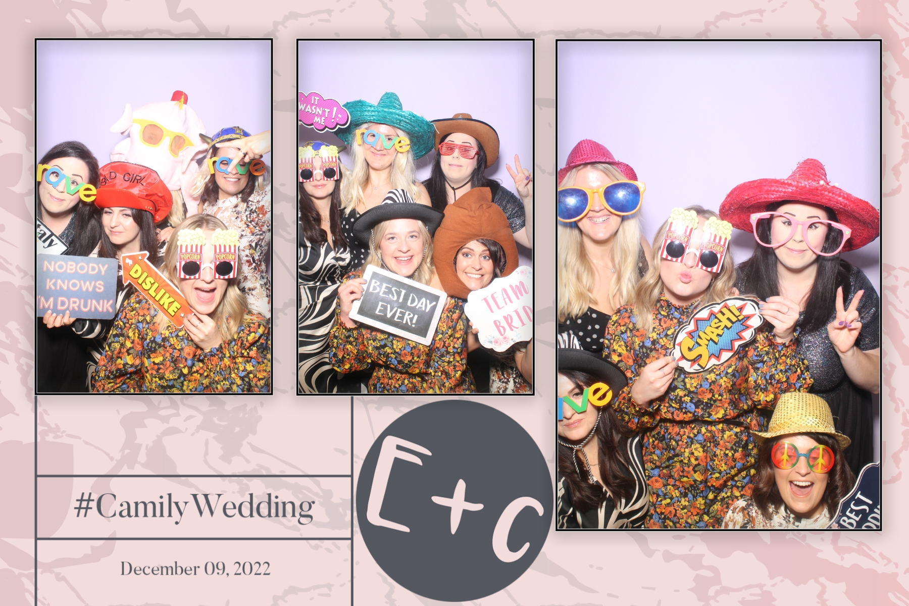 Cam and Emily | View more photos from the event at gallery.blissbooth.co.uk/u/BlissBooth/Cam-and-Emily