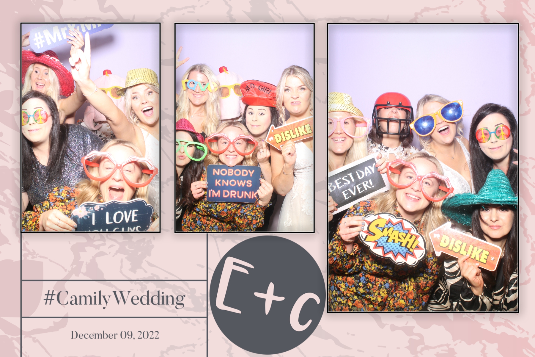Cam and Emily | View more photos from the event at gallery.blissbooth.co.uk/u/BlissBooth/Cam-and-Emily