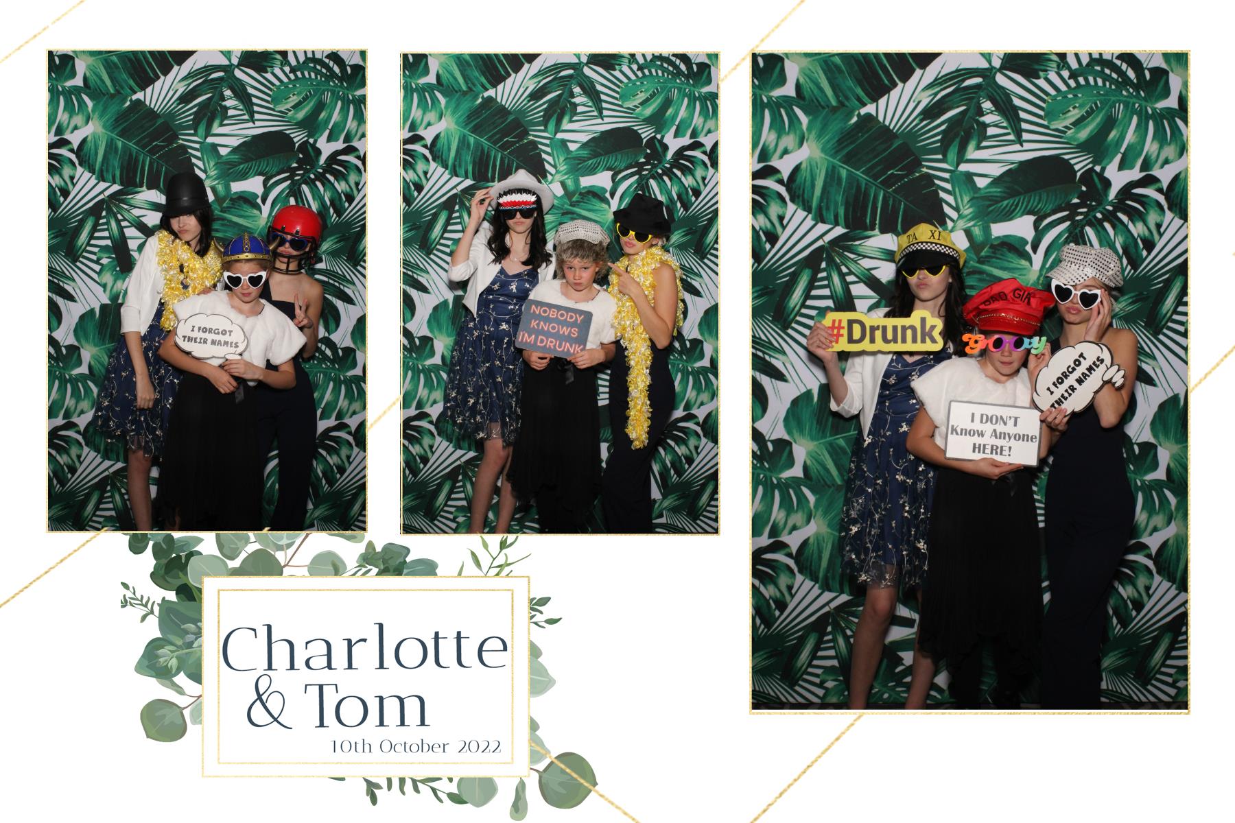 Charlotte and Tom | View more photos from the event at gallery.blissbooth.co.uk/u/BlissBooth/Charlotte-and-Tom
