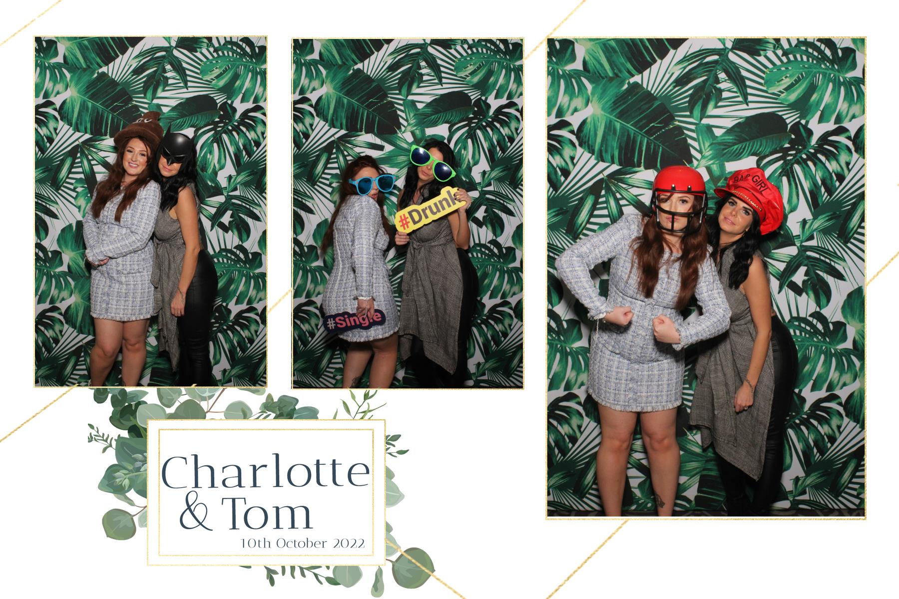 Charlotte and Tom | View more photos from the event at gallery.blissbooth.co.uk/u/BlissBooth/Charlotte-and-Tom