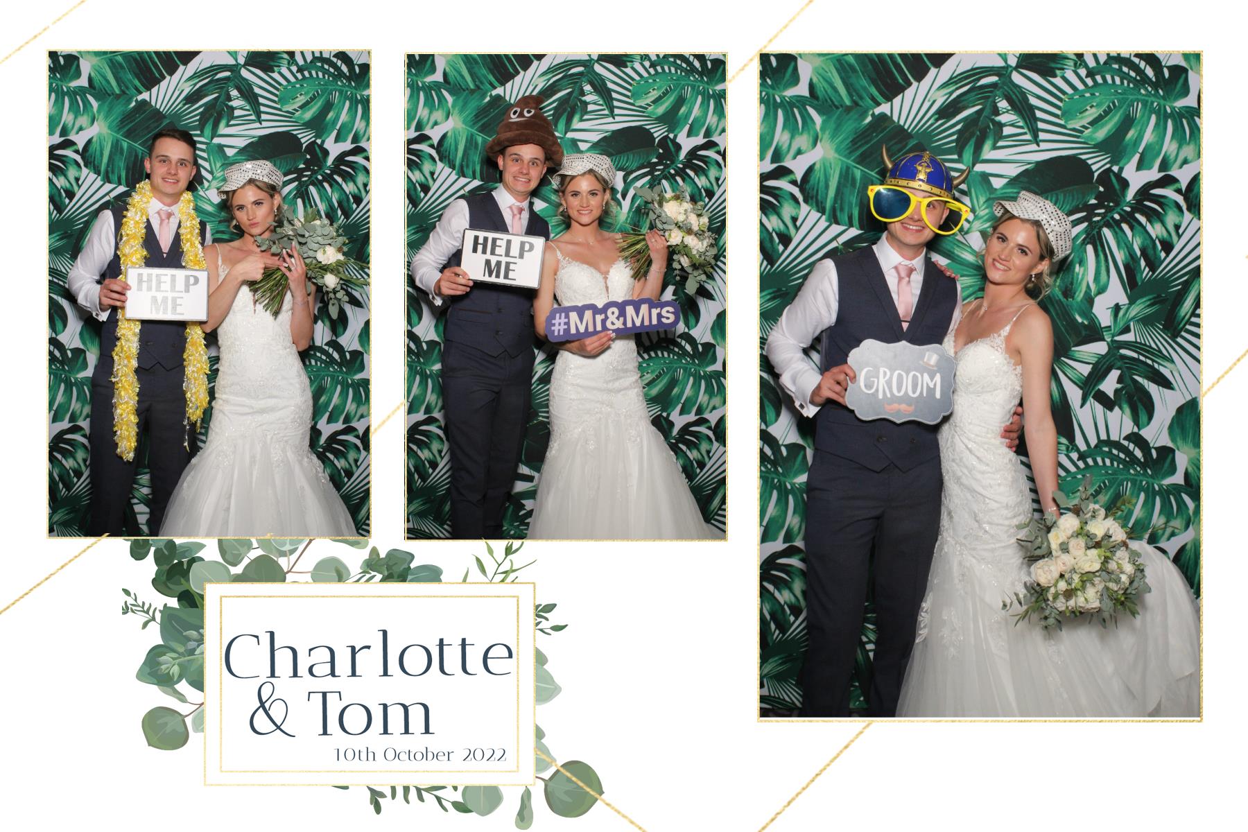 Charlotte and Tom | View more photos from the event at gallery.blissbooth.co.uk/u/BlissBooth/Charlotte-and-Tom