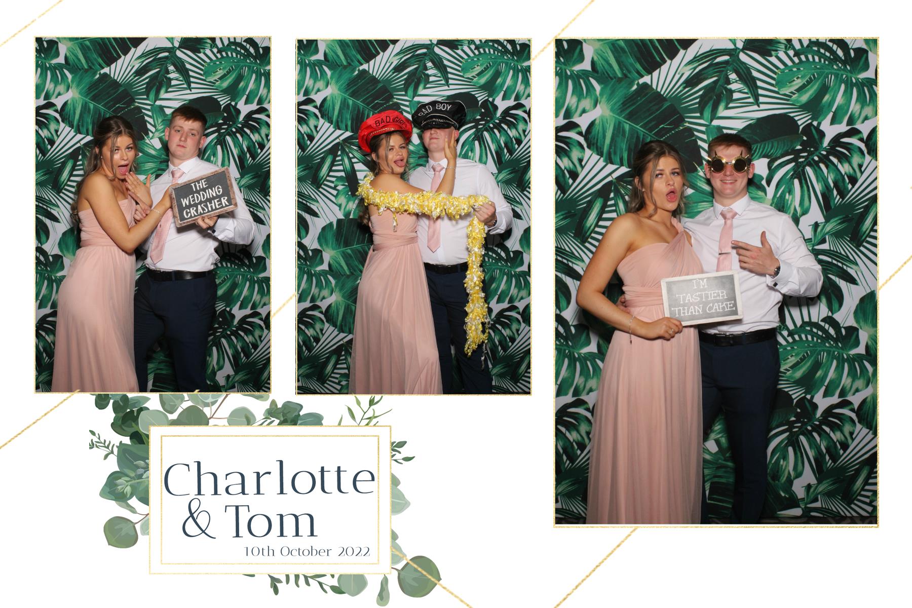 Charlotte and Tom | View more photos from the event at gallery.blissbooth.co.uk/u/BlissBooth/Charlotte-and-Tom