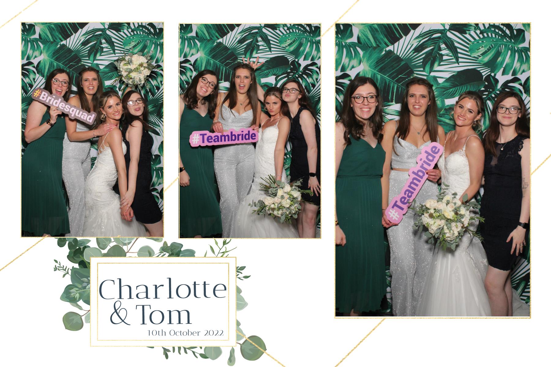 Charlotte and Tom | View more photos from the event at gallery.blissbooth.co.uk/u/BlissBooth/Charlotte-and-Tom