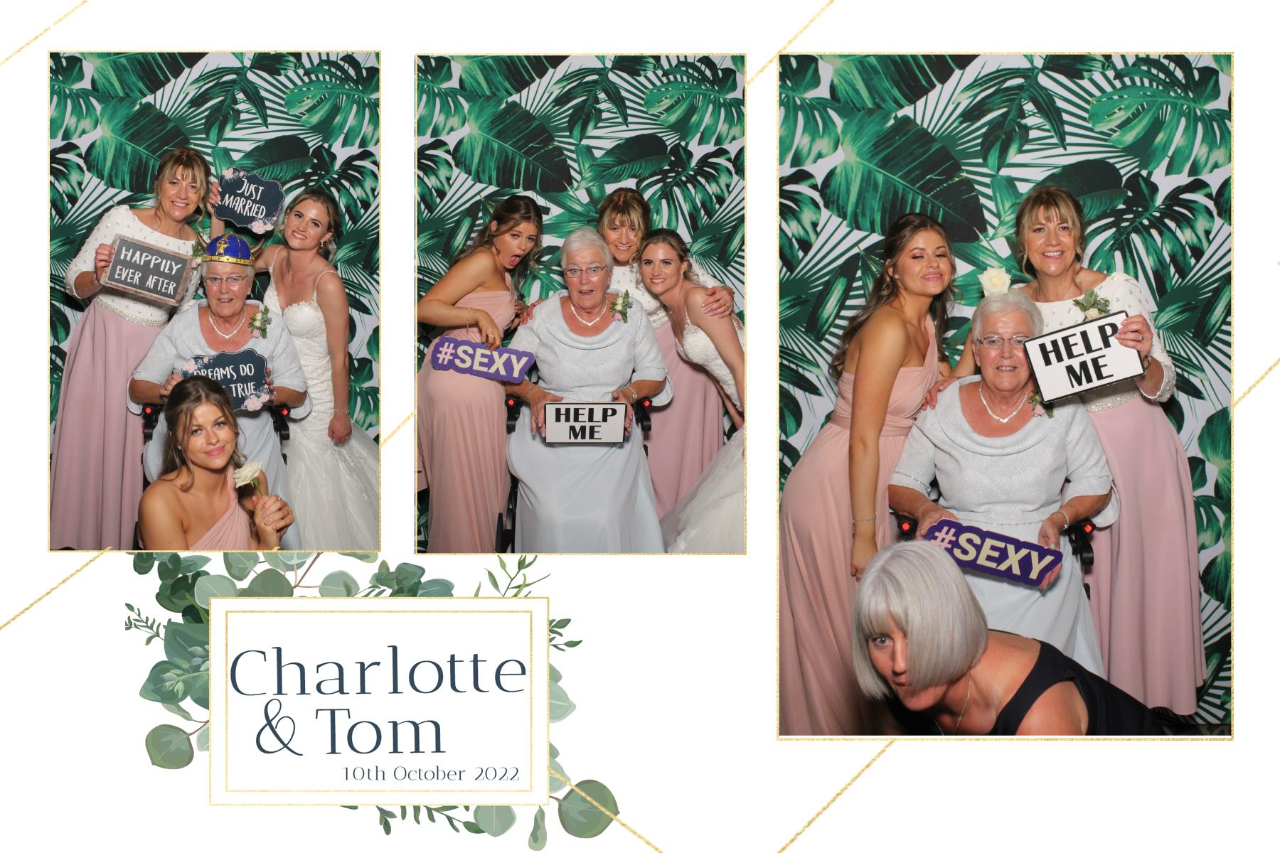 Charlotte and Tom | View more photos from the event at gallery.blissbooth.co.uk/u/BlissBooth/Charlotte-and-Tom
