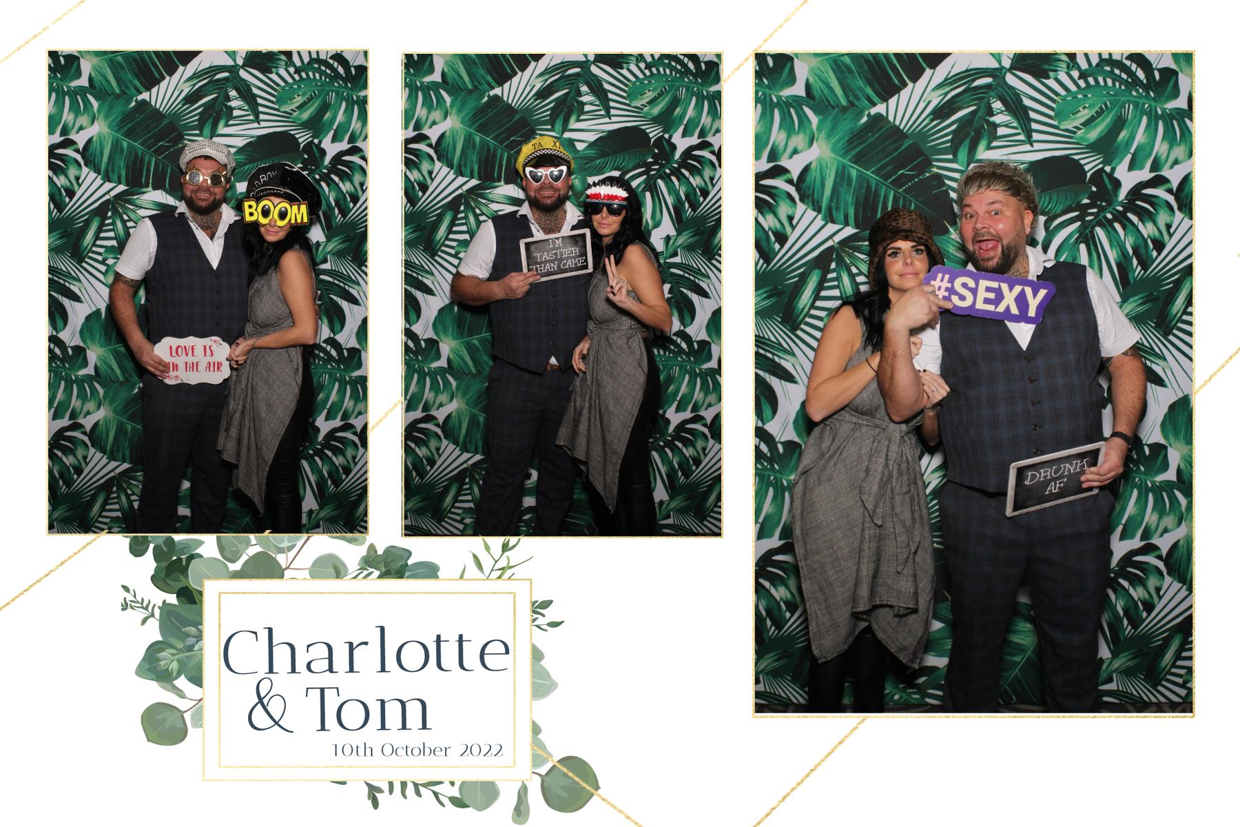 Charlotte and Tom | View more photos from the event at gallery.blissbooth.co.uk/u/BlissBooth/Charlotte-and-Tom