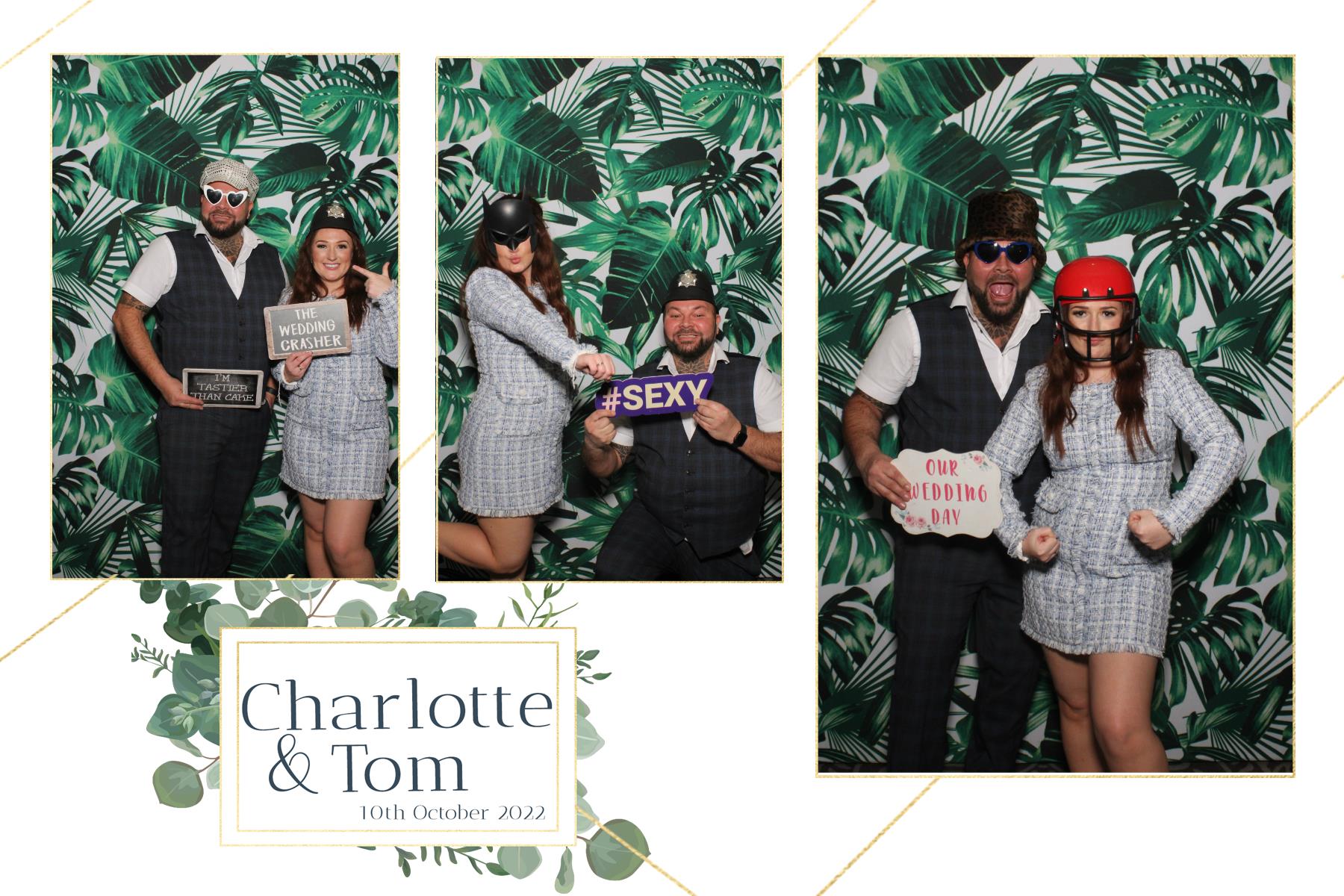 Charlotte and Tom | View more photos from the event at gallery.blissbooth.co.uk/u/BlissBooth/Charlotte-and-Tom