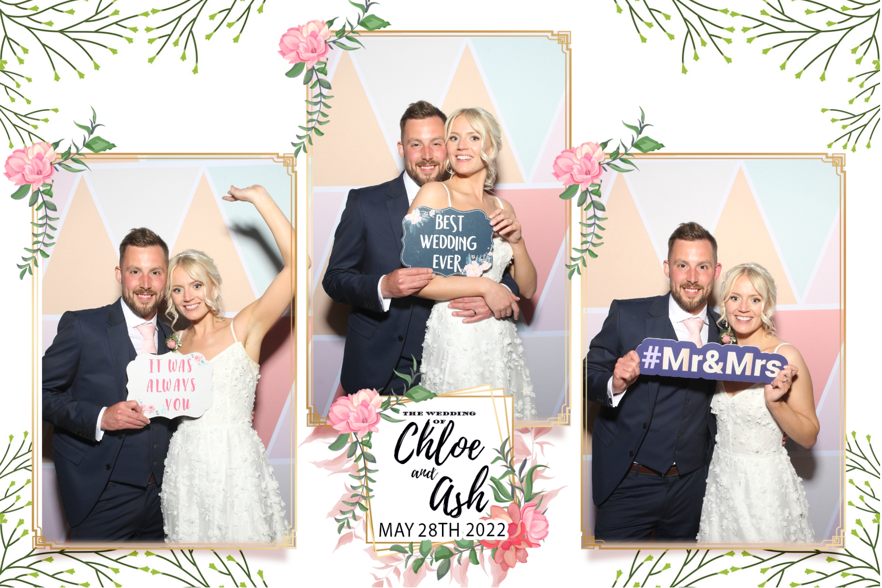 Chloe & Ash | View more photos from the event at gallery.blissbooth.co.uk/u/BlissBooth/Chloe-Ash