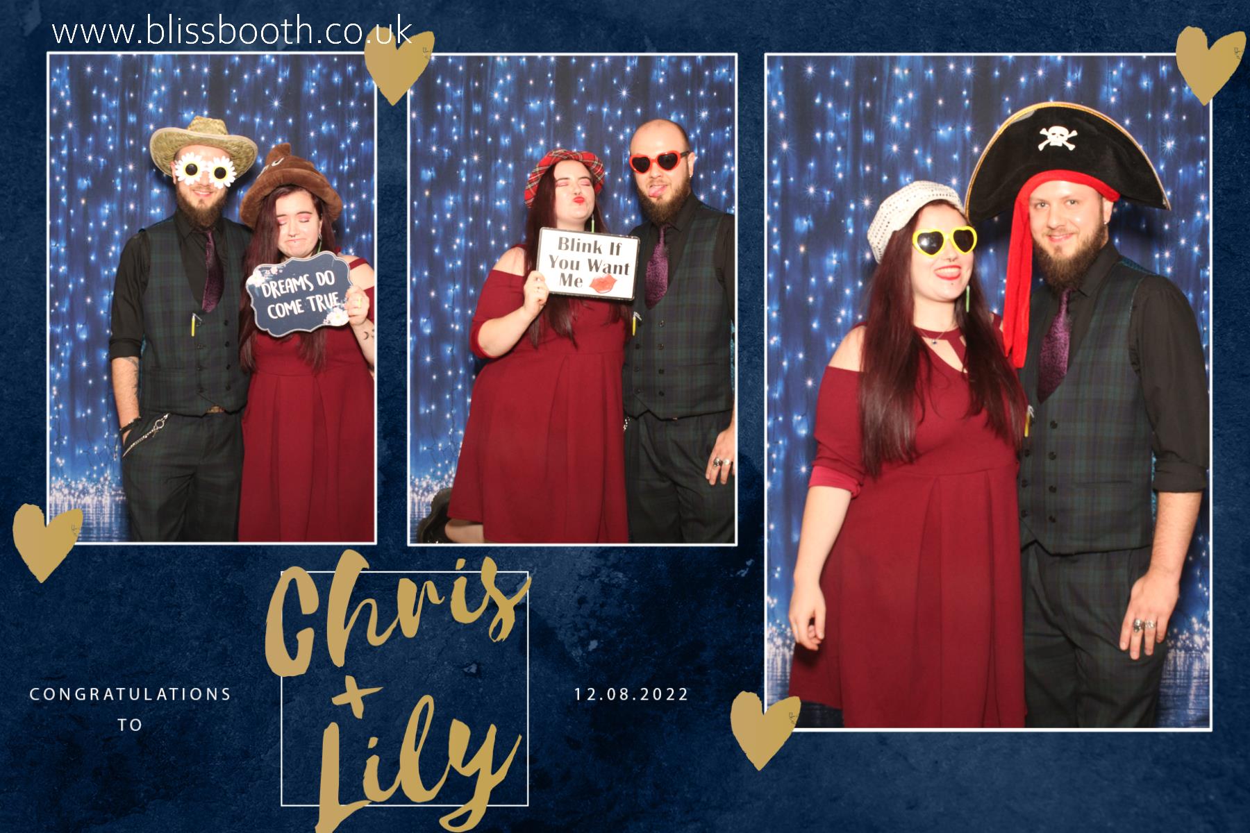 Chris and lily | View more photos from the event at gallery.blissbooth.co.uk/u/BlissBooth/Chris-and-lily