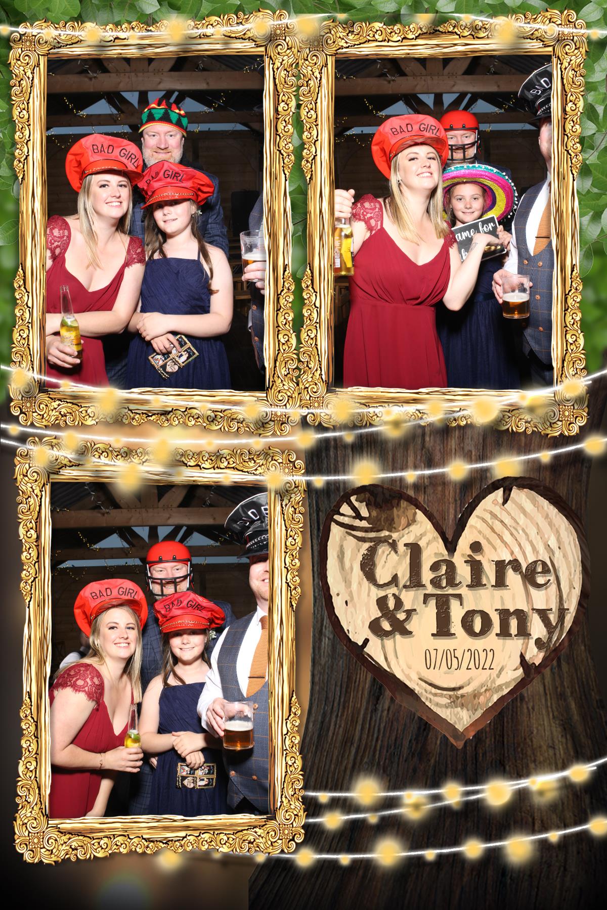 Claire and Tony | View more photos from the event at gallery.blissbooth.co.uk/u/BlissBooth/Claire-and-Tony