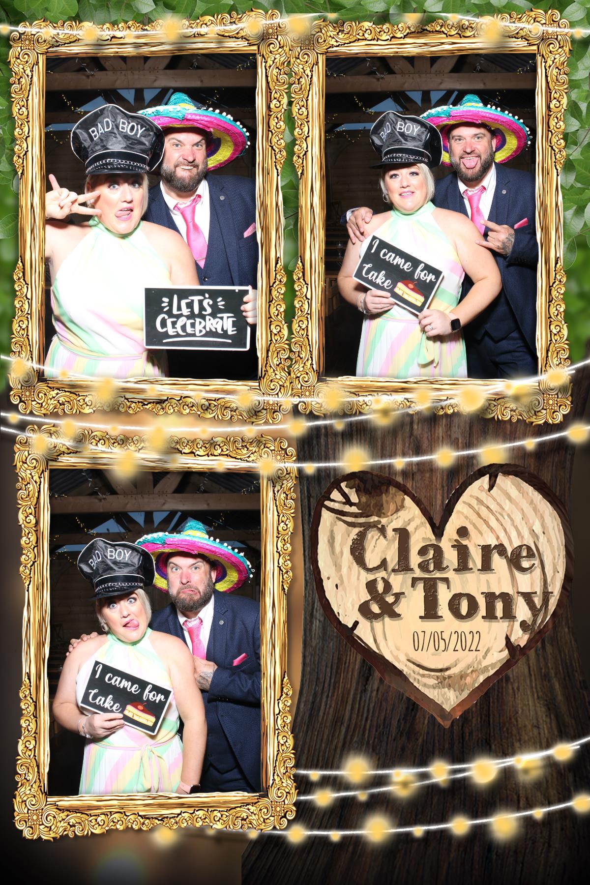 Claire and Tony | View more photos from the event at gallery.blissbooth.co.uk/u/BlissBooth/Claire-and-Tony