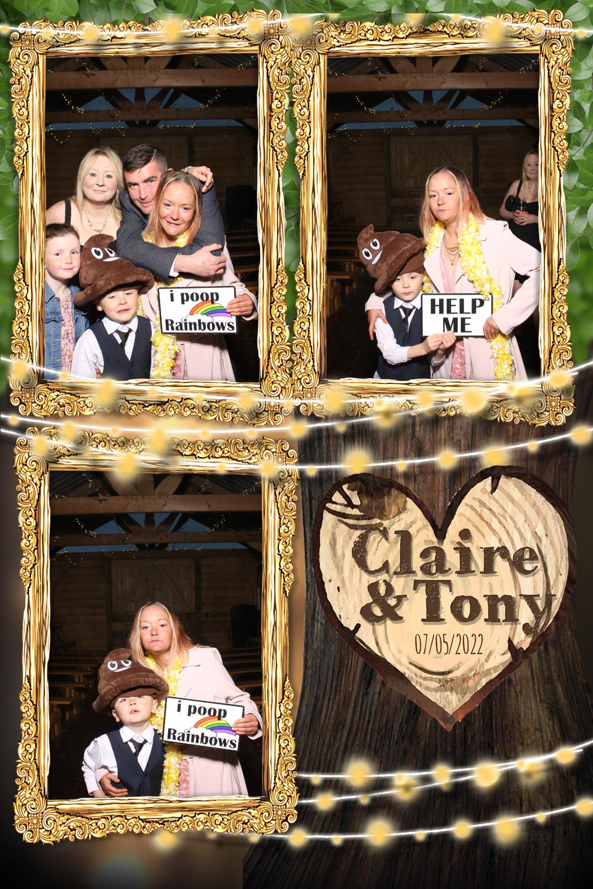 Claire and Tony | View more photos from the event at gallery.blissbooth.co.uk/u/BlissBooth/Claire-and-Tony