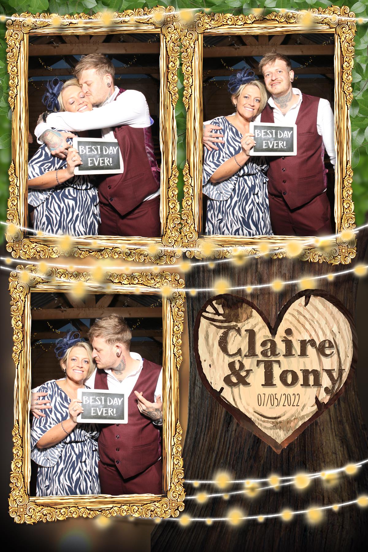 Claire and Tony | View more photos from the event at gallery.blissbooth.co.uk/u/BlissBooth/Claire-and-Tony
