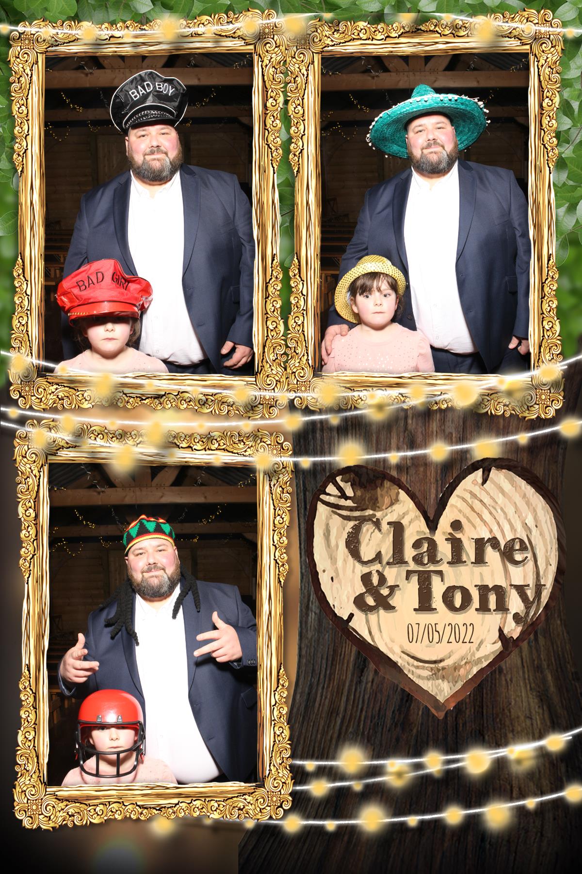 Claire and Tony | View more photos from the event at gallery.blissbooth.co.uk/u/BlissBooth/Claire-and-Tony