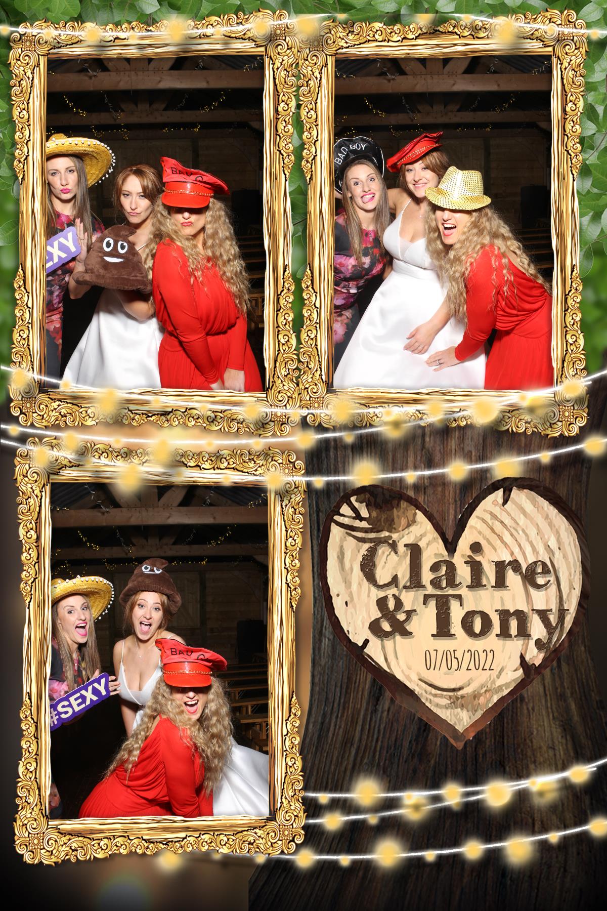 Claire and Tony | View more photos from the event at gallery.blissbooth.co.uk/u/BlissBooth/Claire-and-Tony