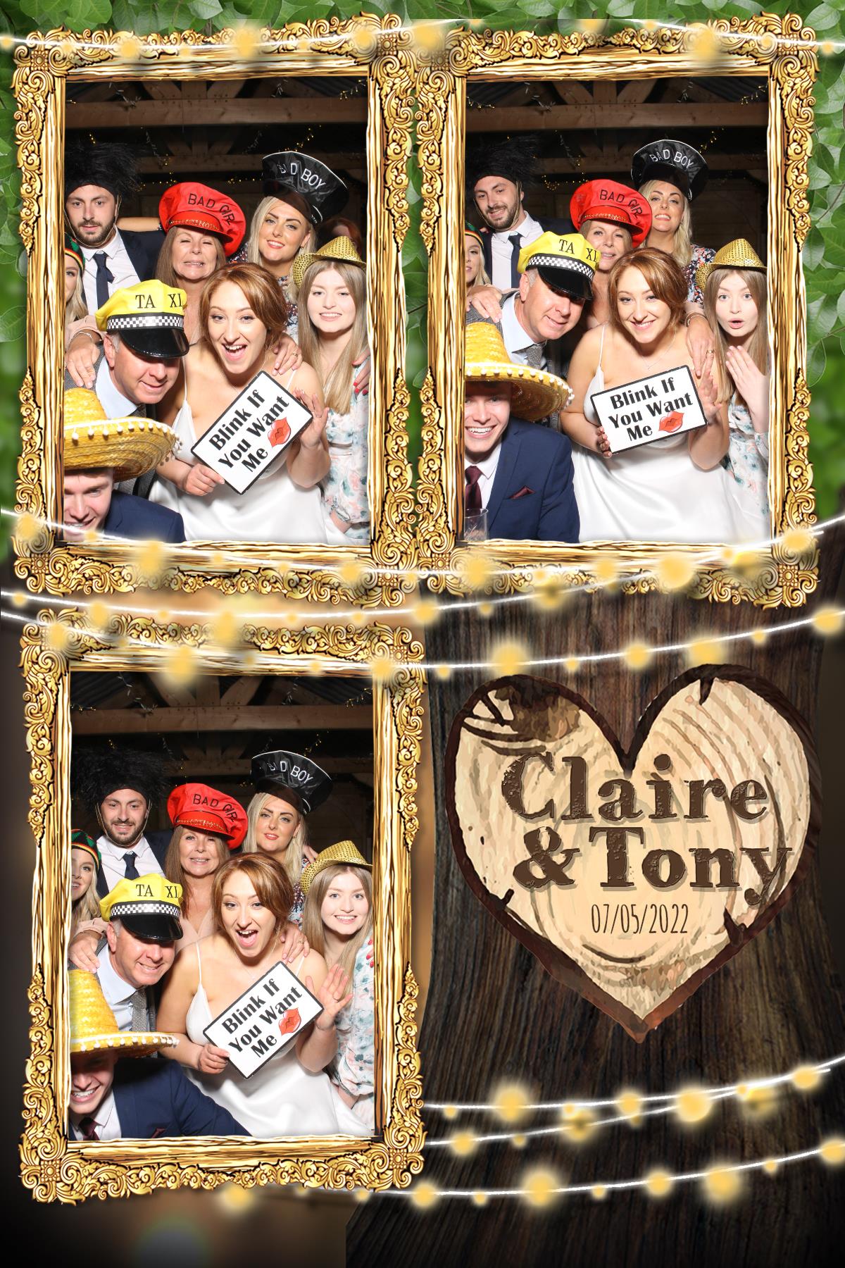 Claire and Tony | View more photos from the event at gallery.blissbooth.co.uk/u/BlissBooth/Claire-and-Tony