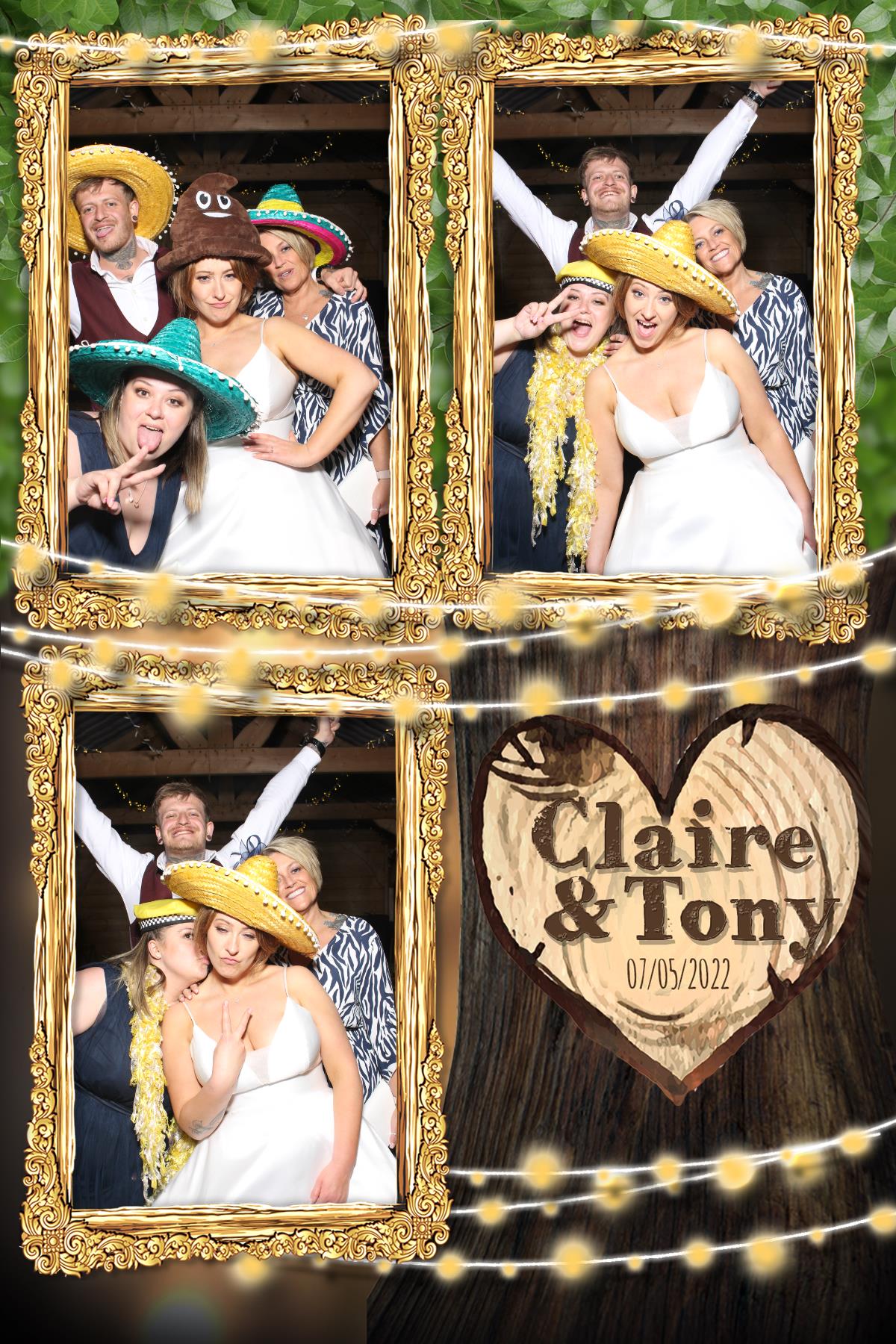Claire and Tony | View more photos from the event at gallery.blissbooth.co.uk/u/BlissBooth/Claire-and-Tony