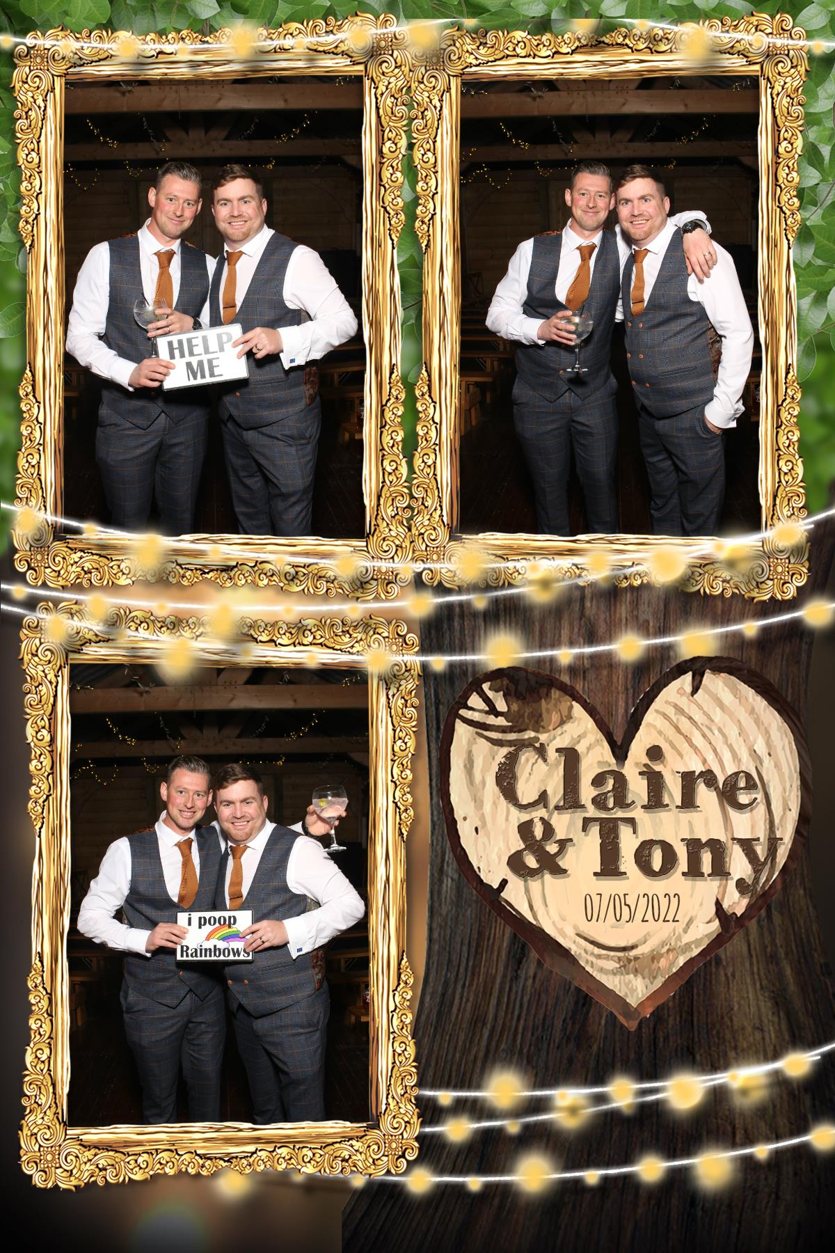 Claire and Tony | View more photos from the event at gallery.blissbooth.co.uk/u/BlissBooth/Claire-and-Tony