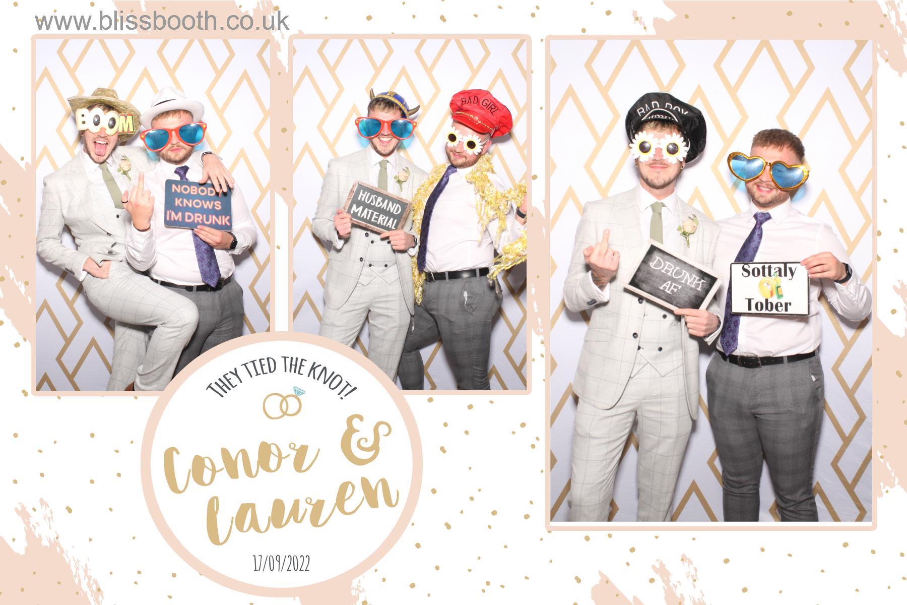 Connor and Lauren | View more photos from the event at gallery.blissbooth.co.uk/u/BlissBooth/Connor-and-Lauren