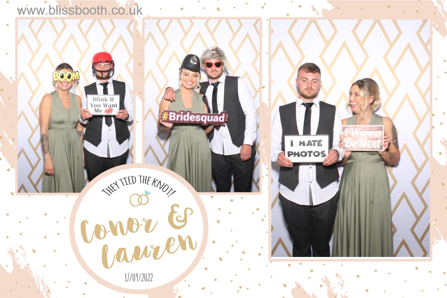 Connor and Lauren | View more photos from the event at gallery.blissbooth.co.uk/u/BlissBooth/Connor-and-Lauren