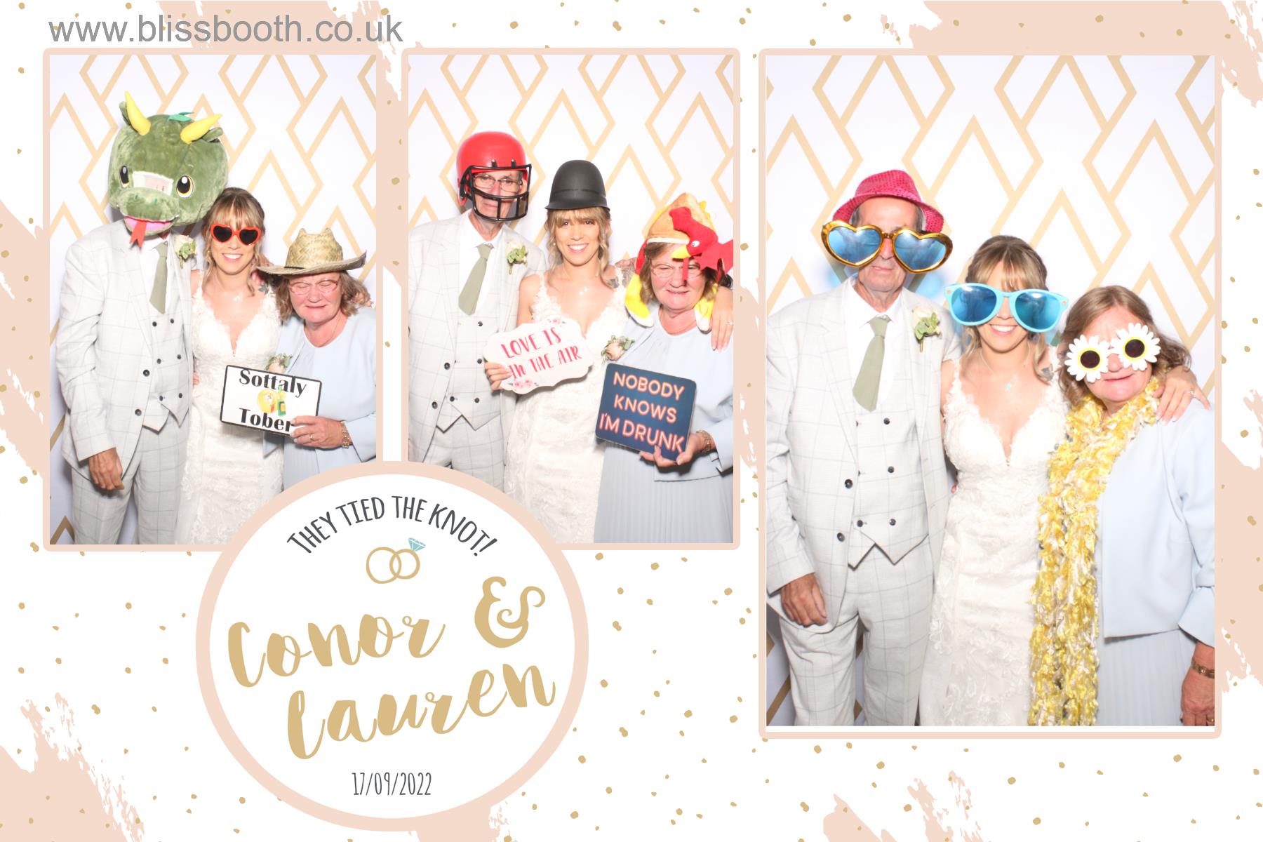 Connor and Lauren | View more photos from the event at gallery.blissbooth.co.uk/u/BlissBooth/Connor-and-Lauren