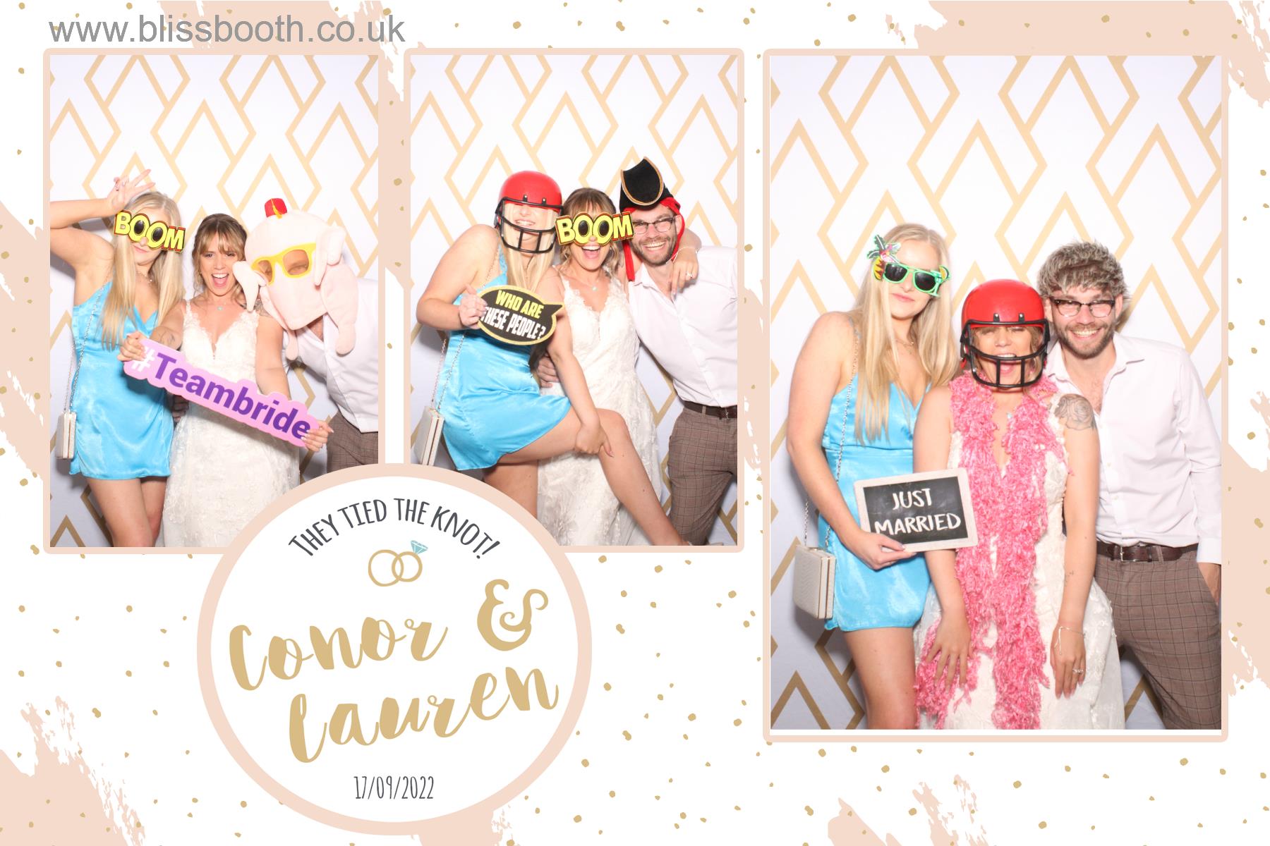Connor and Lauren | View more photos from the event at gallery.blissbooth.co.uk/u/BlissBooth/Connor-and-Lauren