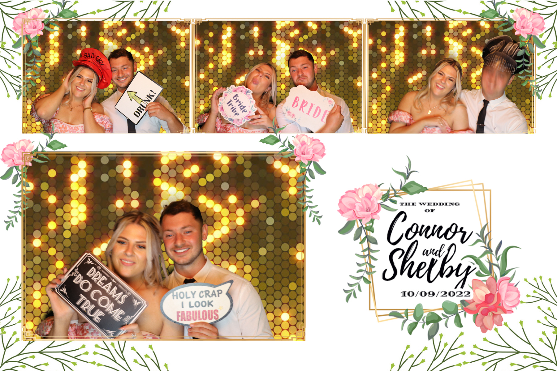 Connor and Shelby | View more photos from the event at gallery.blissbooth.co.uk/u/BlissBooth/Connor-and-Shelby