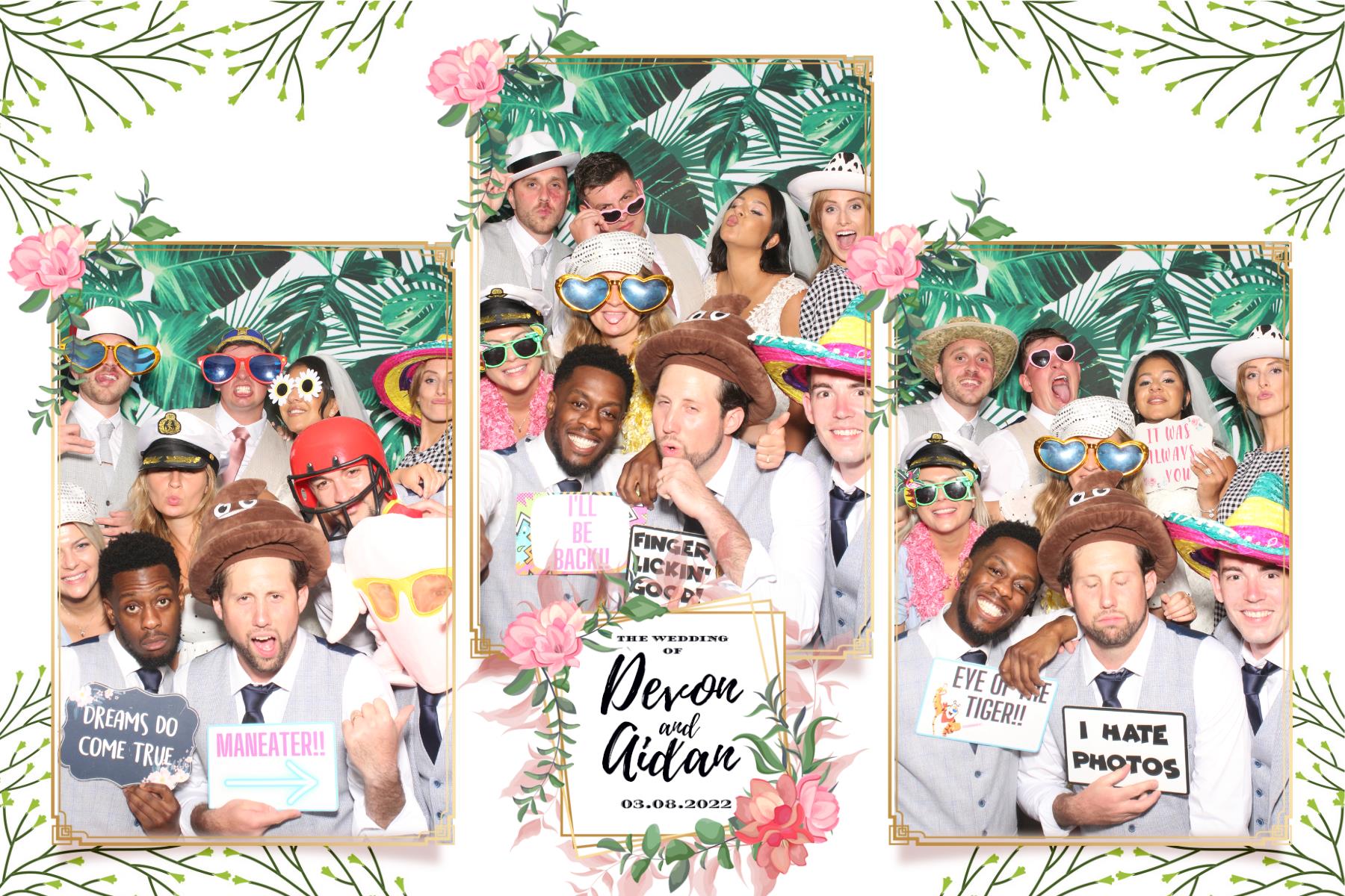 Devon and Aidan | View more photos from the event at gallery.blissbooth.co.uk/u/BlissBooth/Devon-and-Aidan
