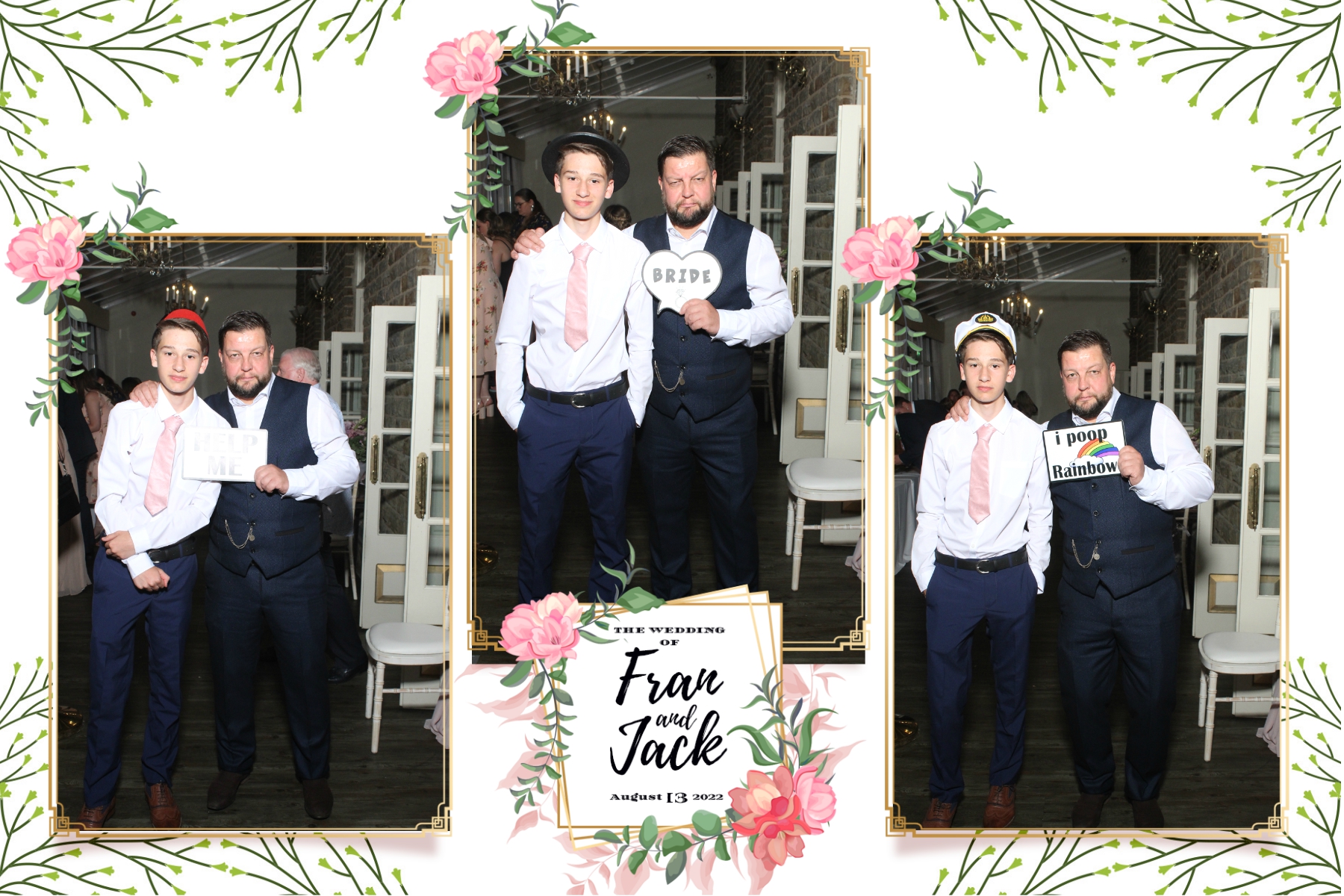 Fran and Jack | View more photos from the event at gallery.blissbooth.co.uk/u/BlissBooth/Fran-and-Jack