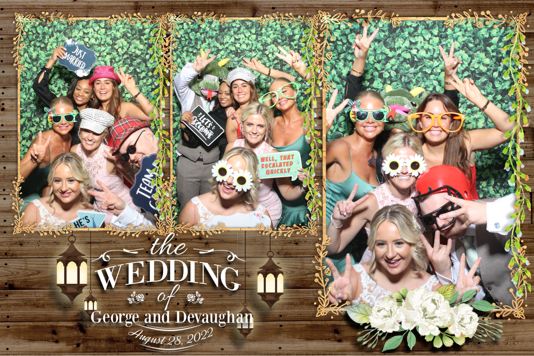 George and Devaughan | View more photos from the event at gallery.blissbooth.co.uk/u/BlissBooth/George-and-Devaughan