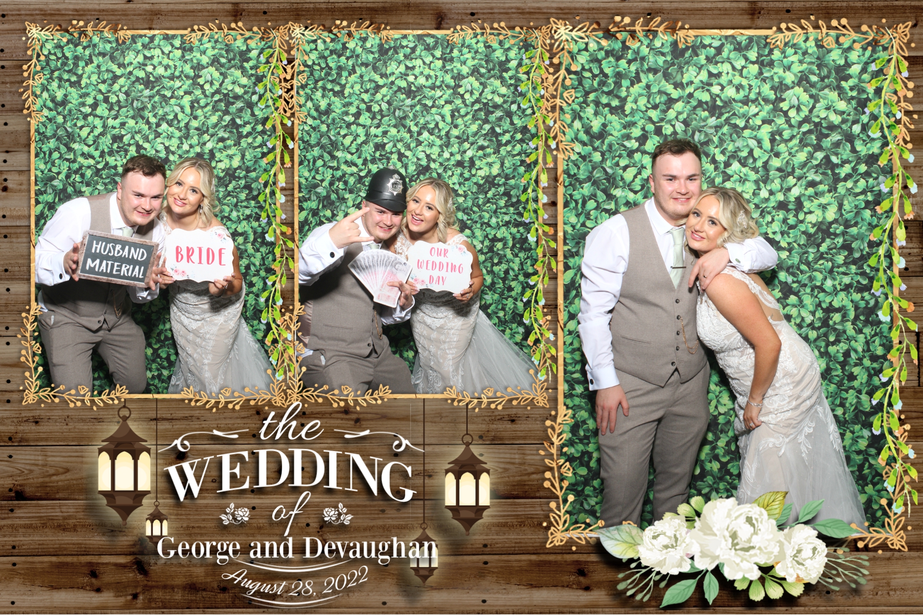 George and Devaughan | View more photos from the event at gallery.blissbooth.co.uk/u/BlissBooth/George-and-Devaughan