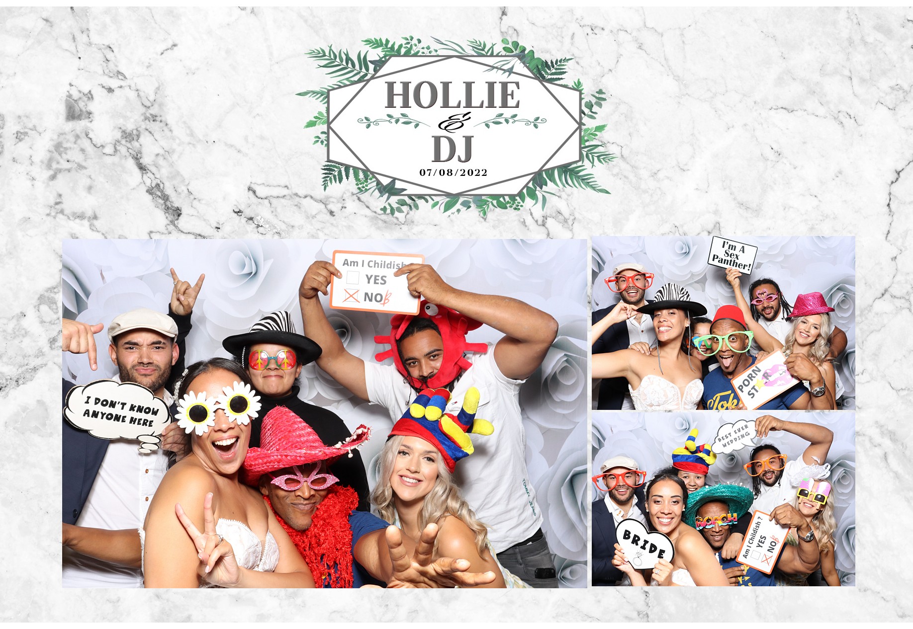 Hollie and DJ | View more photos from the event at gallery.blissbooth.co.uk/u/BlissBooth/Hollie-and-DJ
