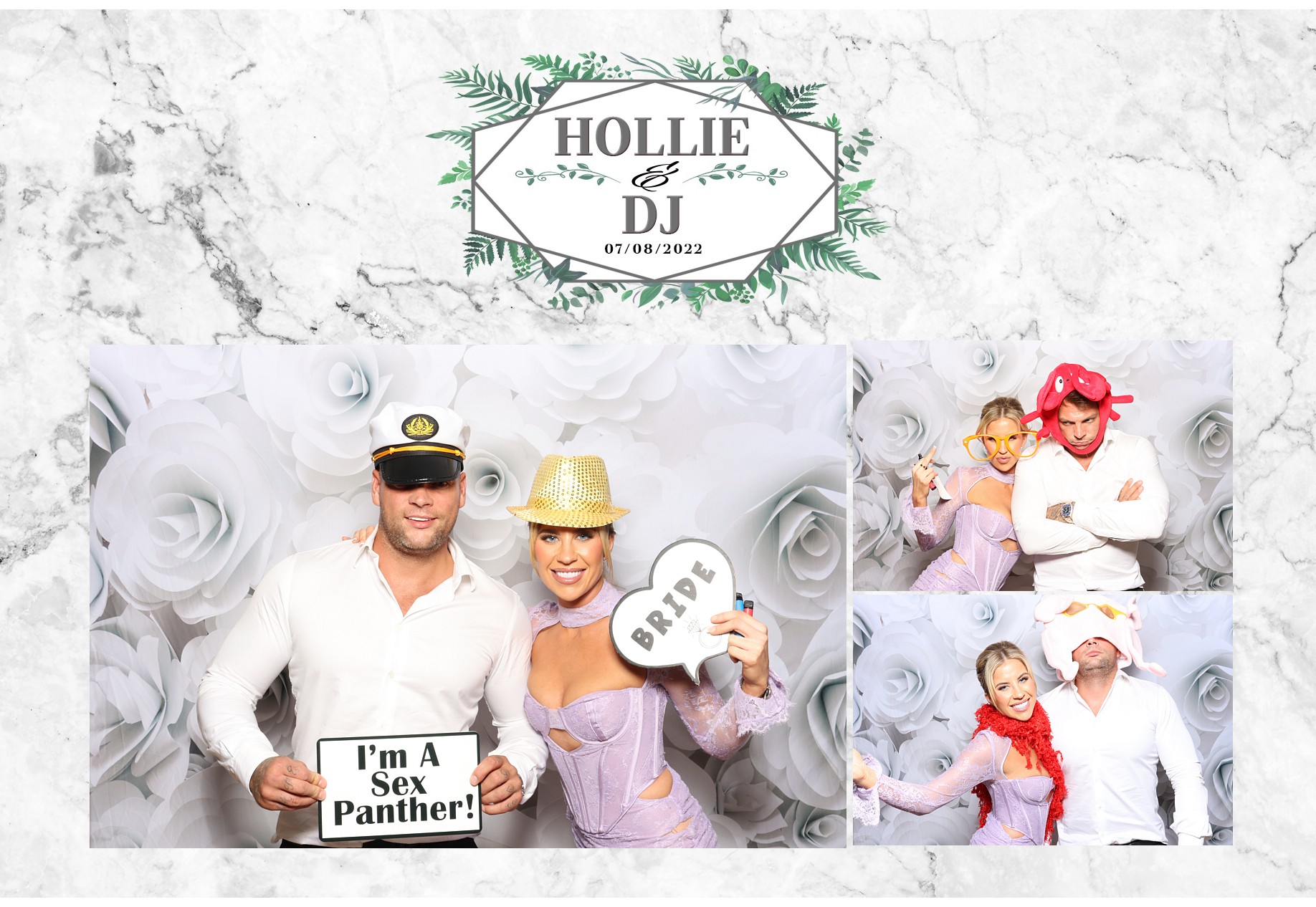 Hollie and DJ | View more photos from the event at gallery.blissbooth.co.uk/u/BlissBooth/Hollie-and-DJ