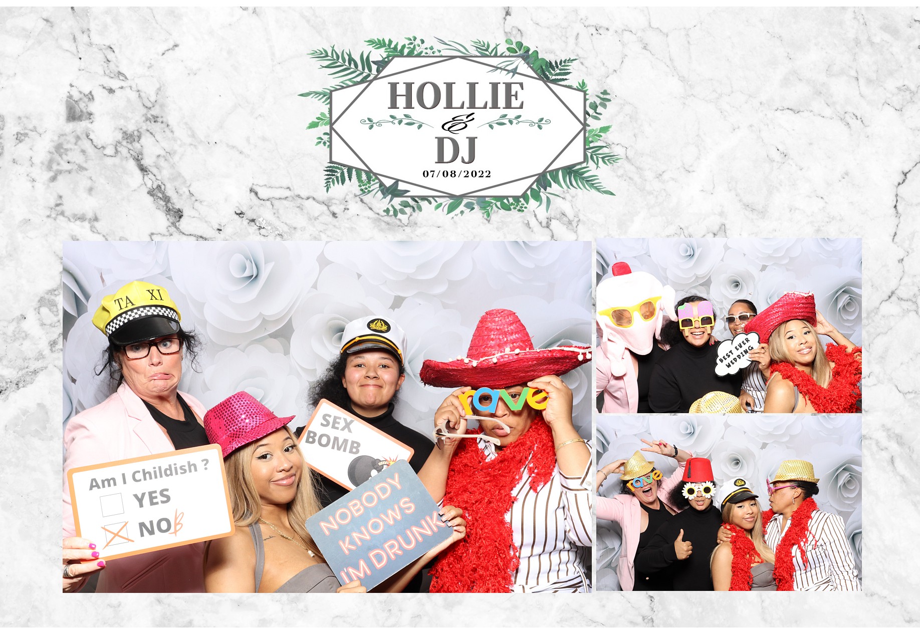 Hollie and DJ | View more photos from the event at gallery.blissbooth.co.uk/u/BlissBooth/Hollie-and-DJ