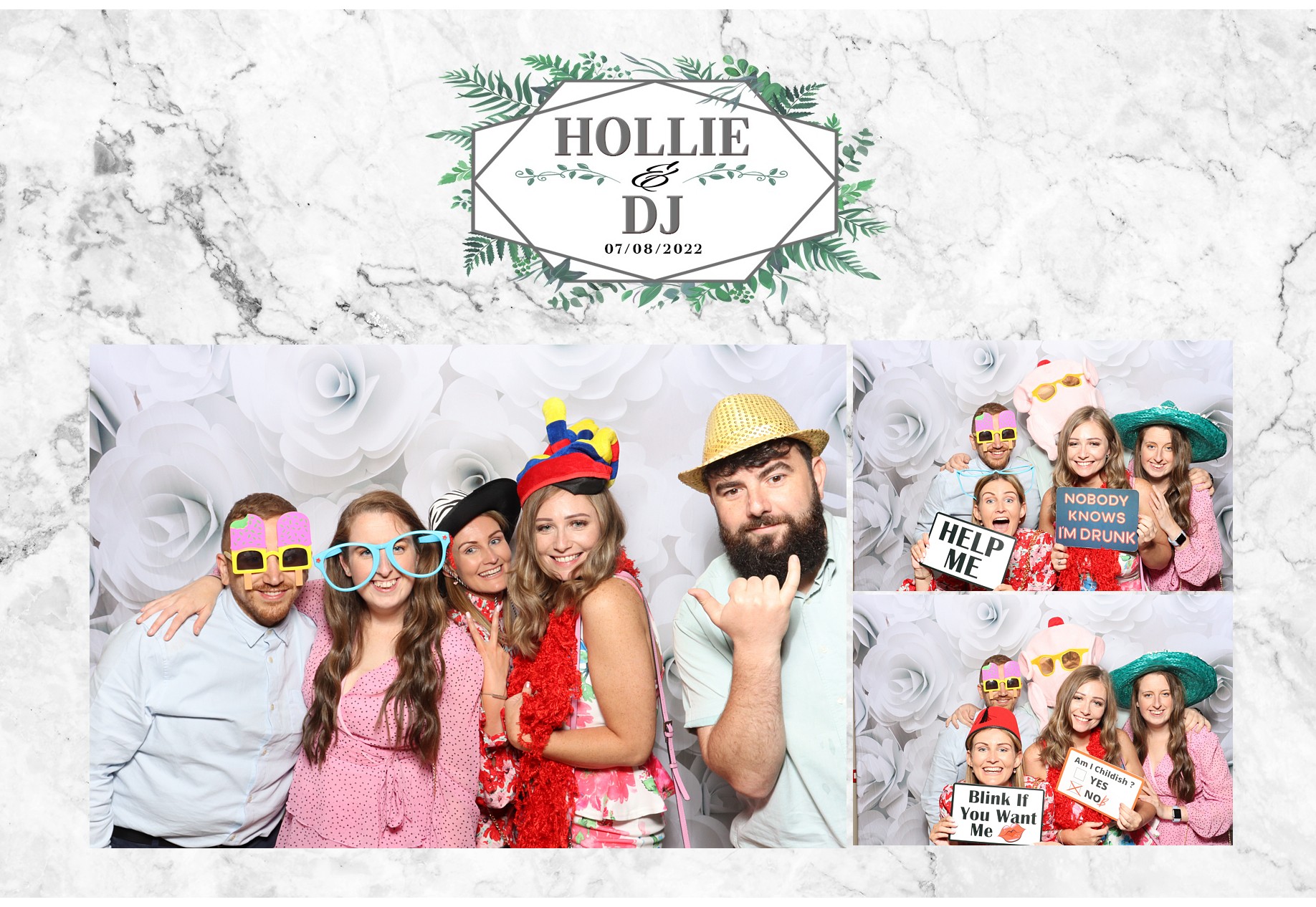 Hollie and DJ | View more photos from the event at gallery.blissbooth.co.uk/u/BlissBooth/Hollie-and-DJ