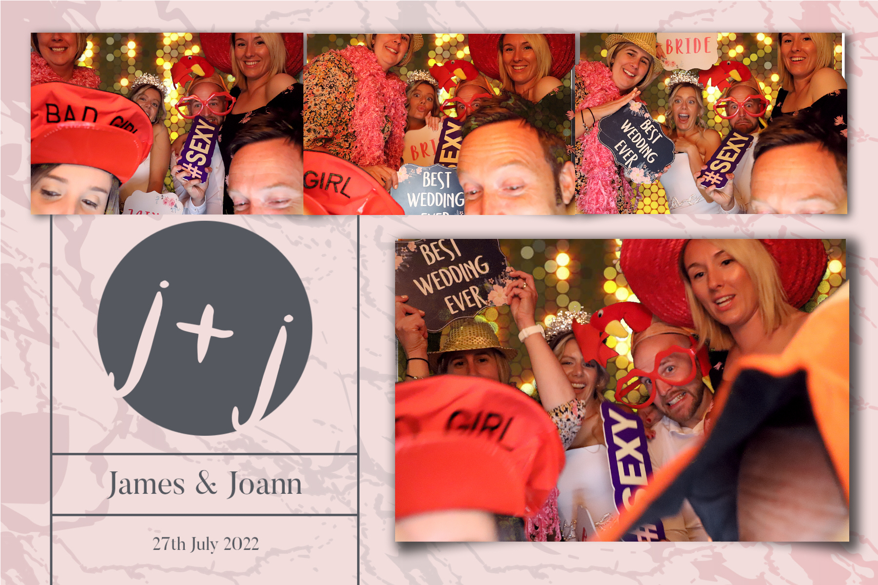 Joann and James | View more photos from the event at gallery.blissbooth.co.uk/u/BlissBooth/Joann-and-James