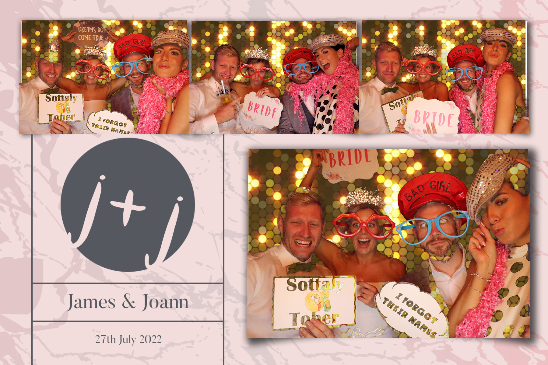 Joann and James | View more photos from the event at gallery.blissbooth.co.uk/u/BlissBooth/Joann-and-James
