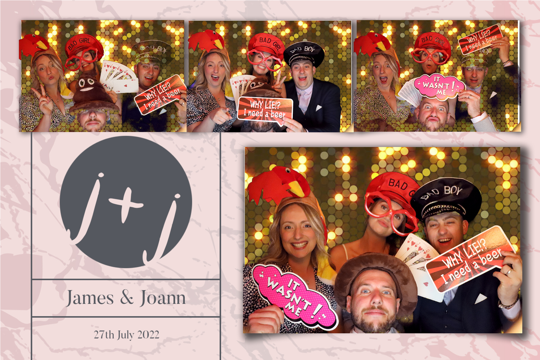 Joann and James | View more photos from the event at gallery.blissbooth.co.uk/u/BlissBooth/Joann-and-James