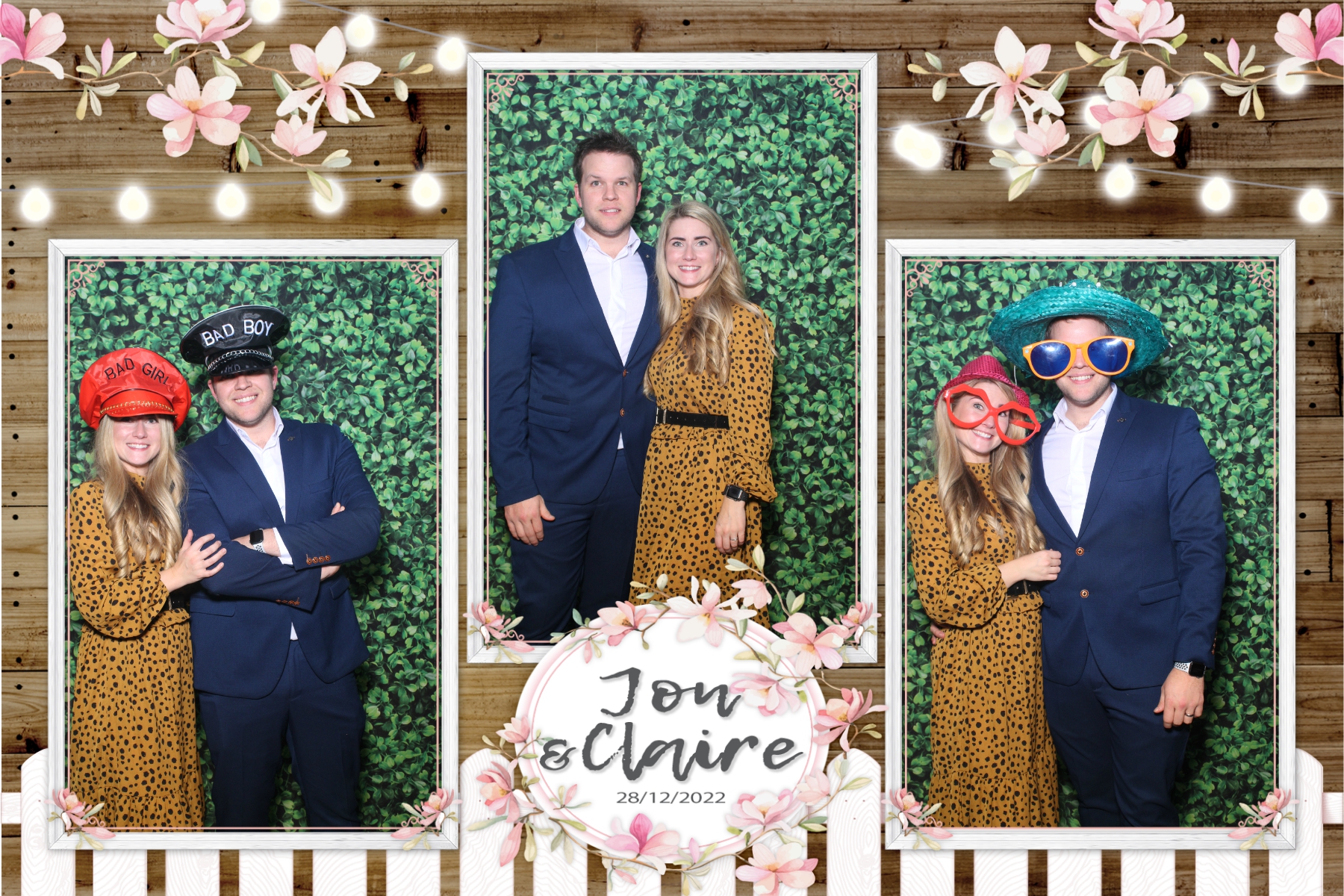 Jon and Claire | View more photos from the event at gallery.blissbooth.co.uk/u/BlissBooth/Jon-and-Claire