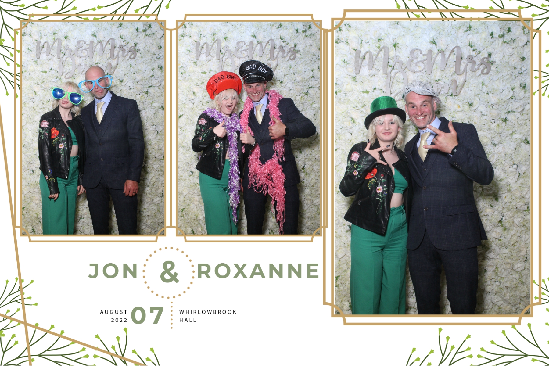 Jon and Roxanne | View more photos from the event at gallery.blissbooth.co.uk/u/BlissBooth/Jon-and-Roxanne