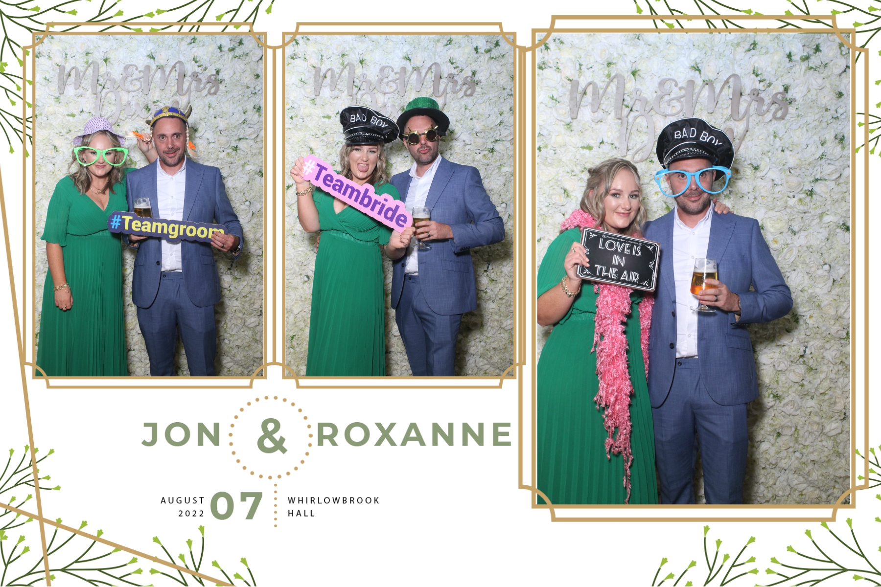 Jon and Roxanne | View more photos from the event at gallery.blissbooth.co.uk/u/BlissBooth/Jon-and-Roxanne
