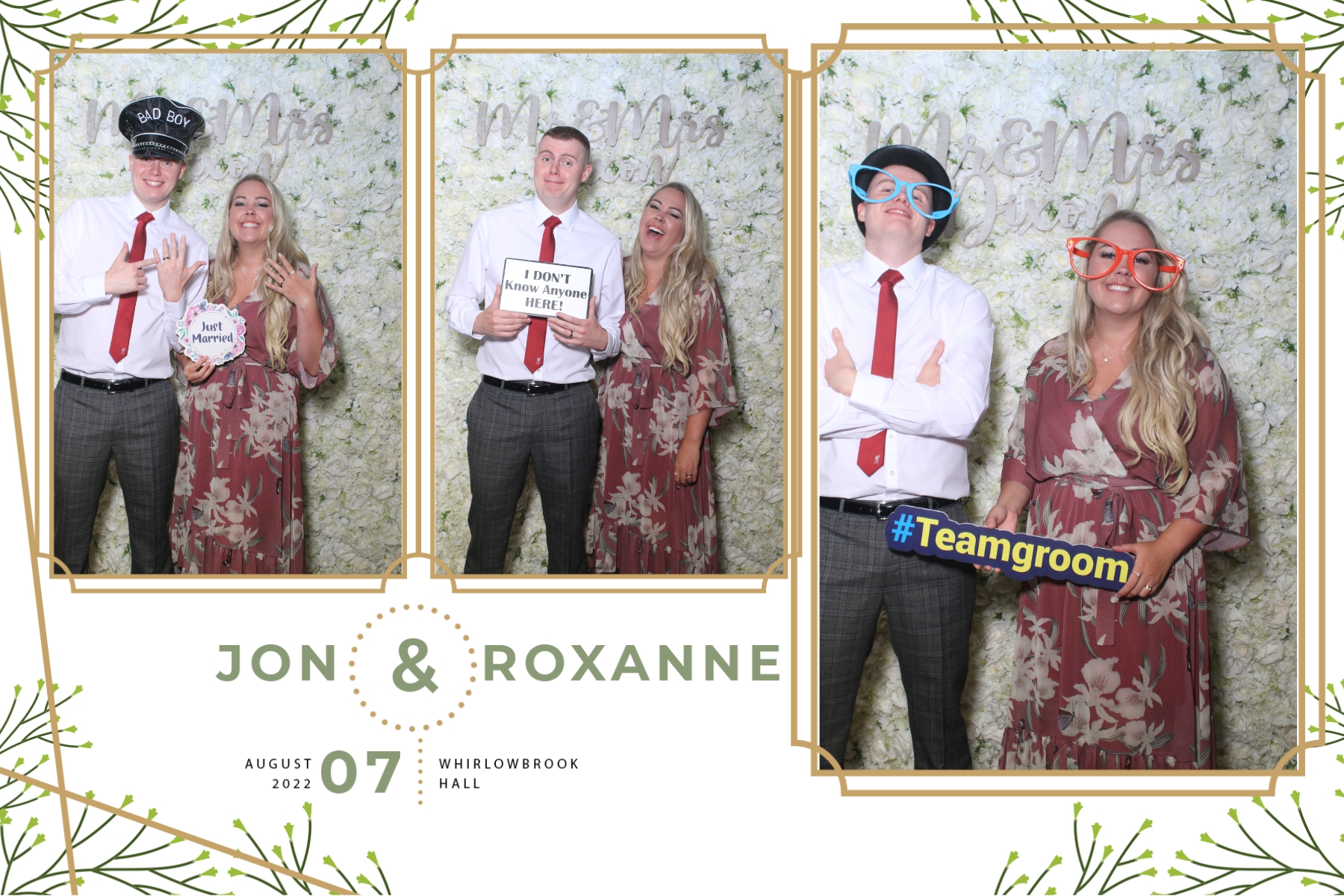 Jon and Roxanne | View more photos from the event at gallery.blissbooth.co.uk/u/BlissBooth/Jon-and-Roxanne