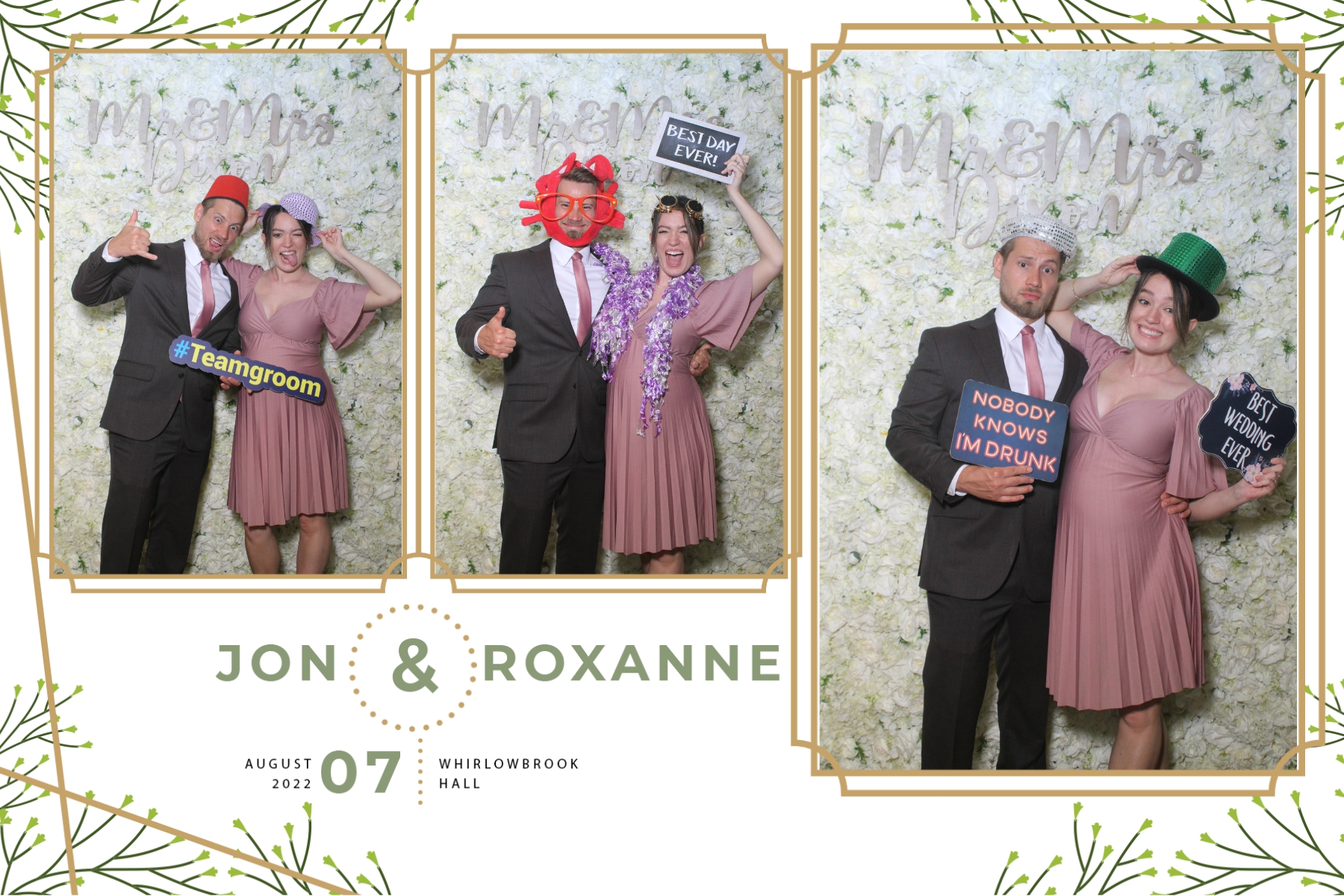 Jon and Roxanne | View more photos from the event at gallery.blissbooth.co.uk/u/BlissBooth/Jon-and-Roxanne