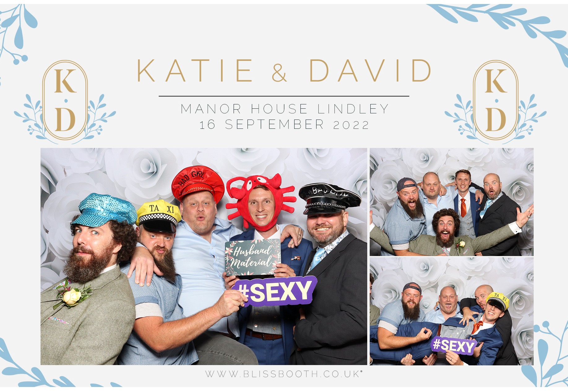 Katie and David | View more photos from the event at gallery.blissbooth.co.uk/u/BlissBooth/Katie-and-David