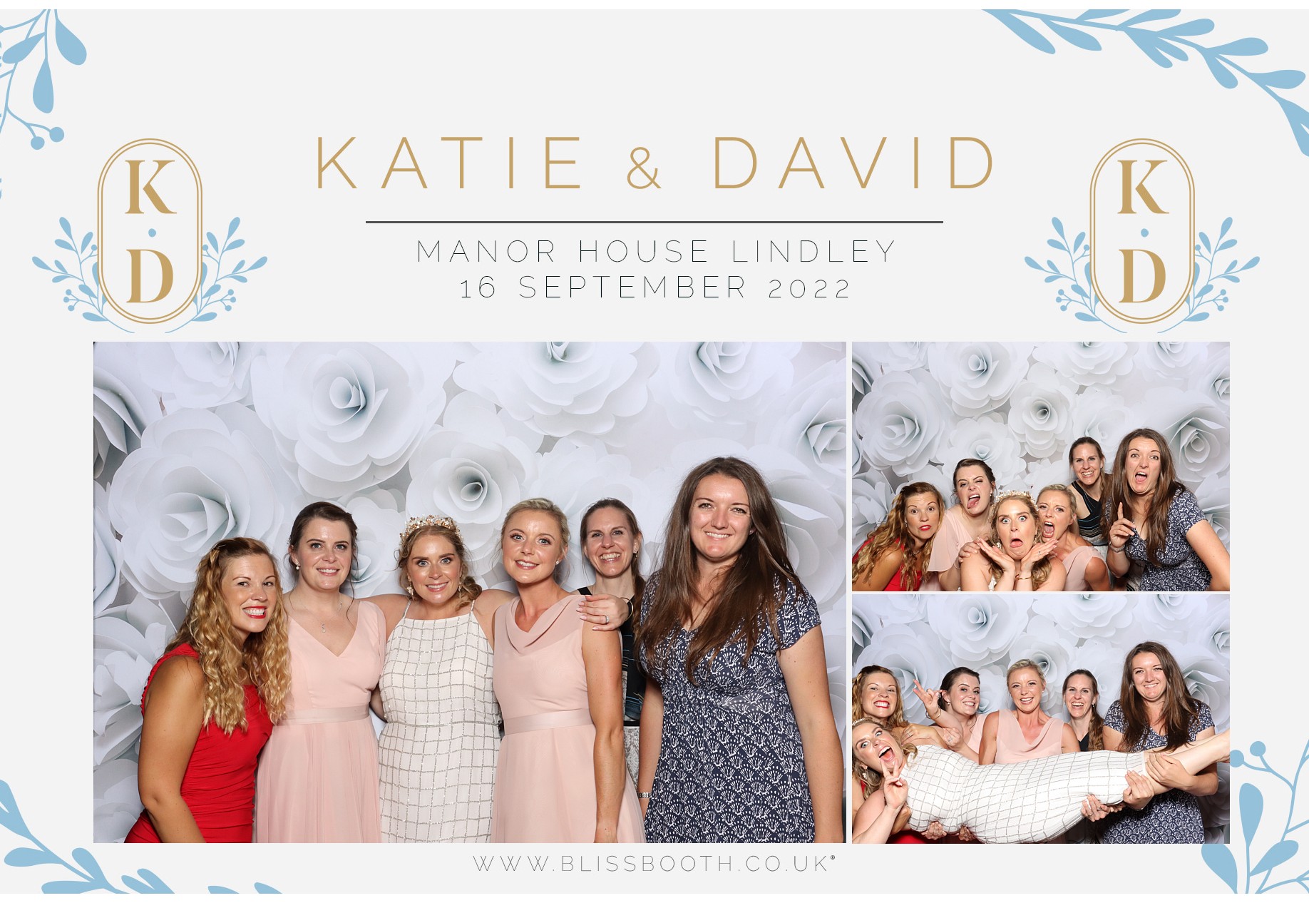 Katie and David | View more photos from the event at gallery.blissbooth.co.uk/u/BlissBooth/Katie-and-David